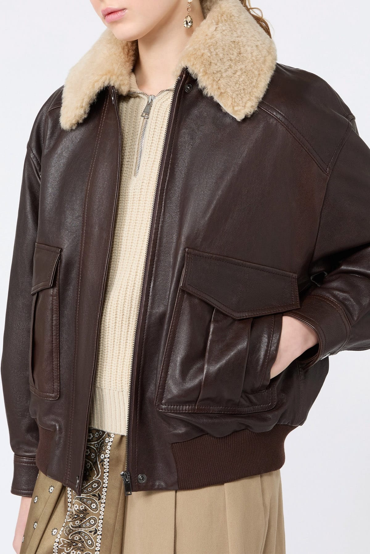 MAXMARA'S BRANDS GIACCA IN PELLE  Giacca in pelle donna Max Mara Weekend Wkdcalata
