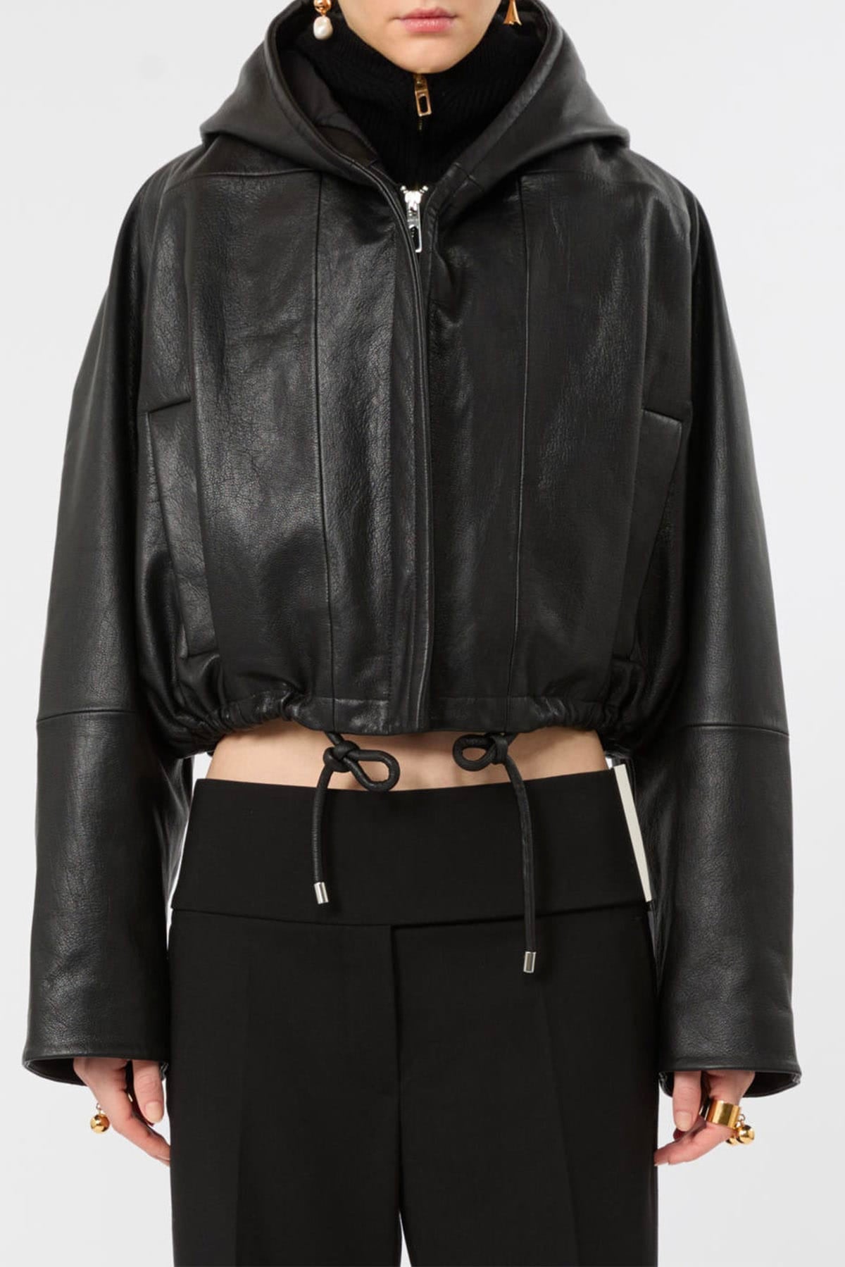 MAXMARA'S BRANDS GIACCA IN PELLE  NERO / 34 Giacca in Pelle donna Sportmax Spxkabala