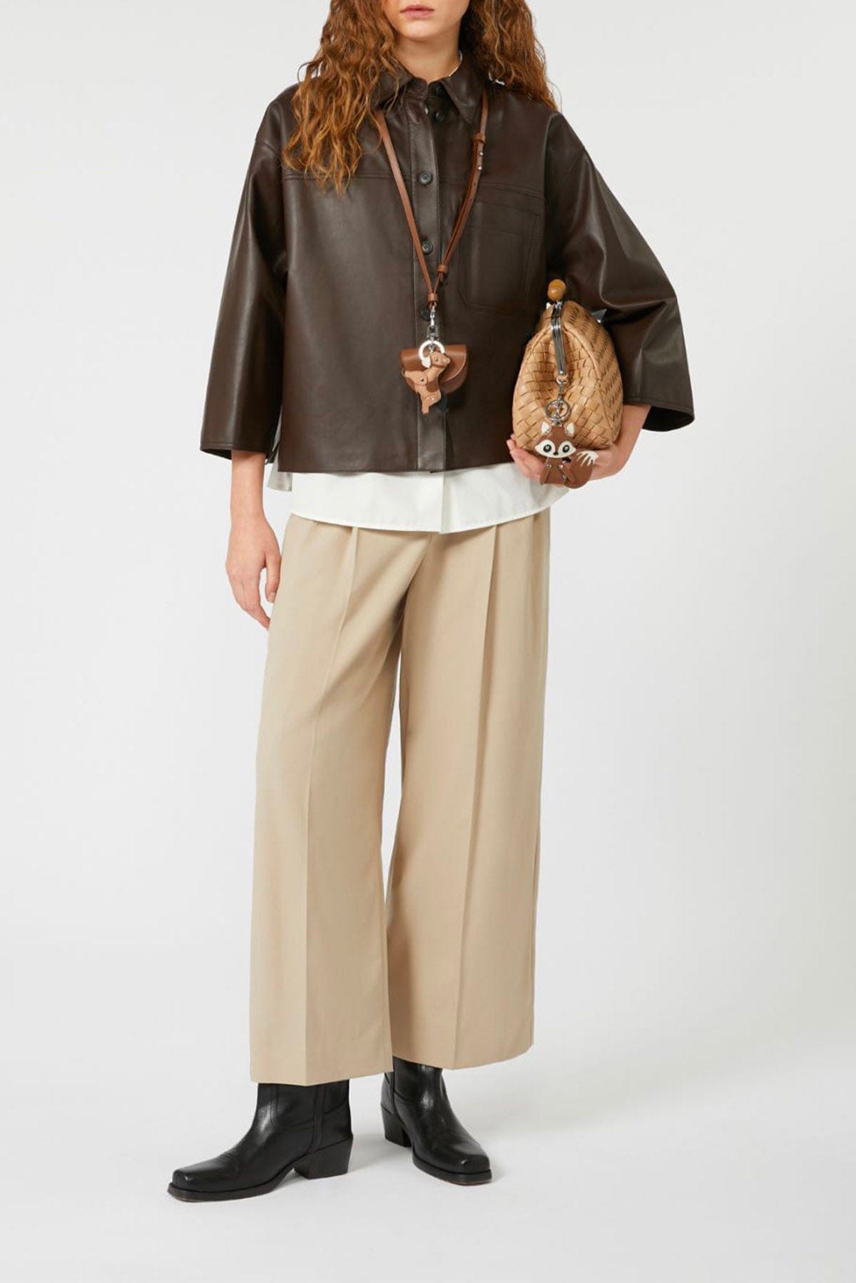 MAXMARA&#39;S BRANDS GIACCA IN PELLE  Giacca in pelle donna Weekend Max Mara Stecca
