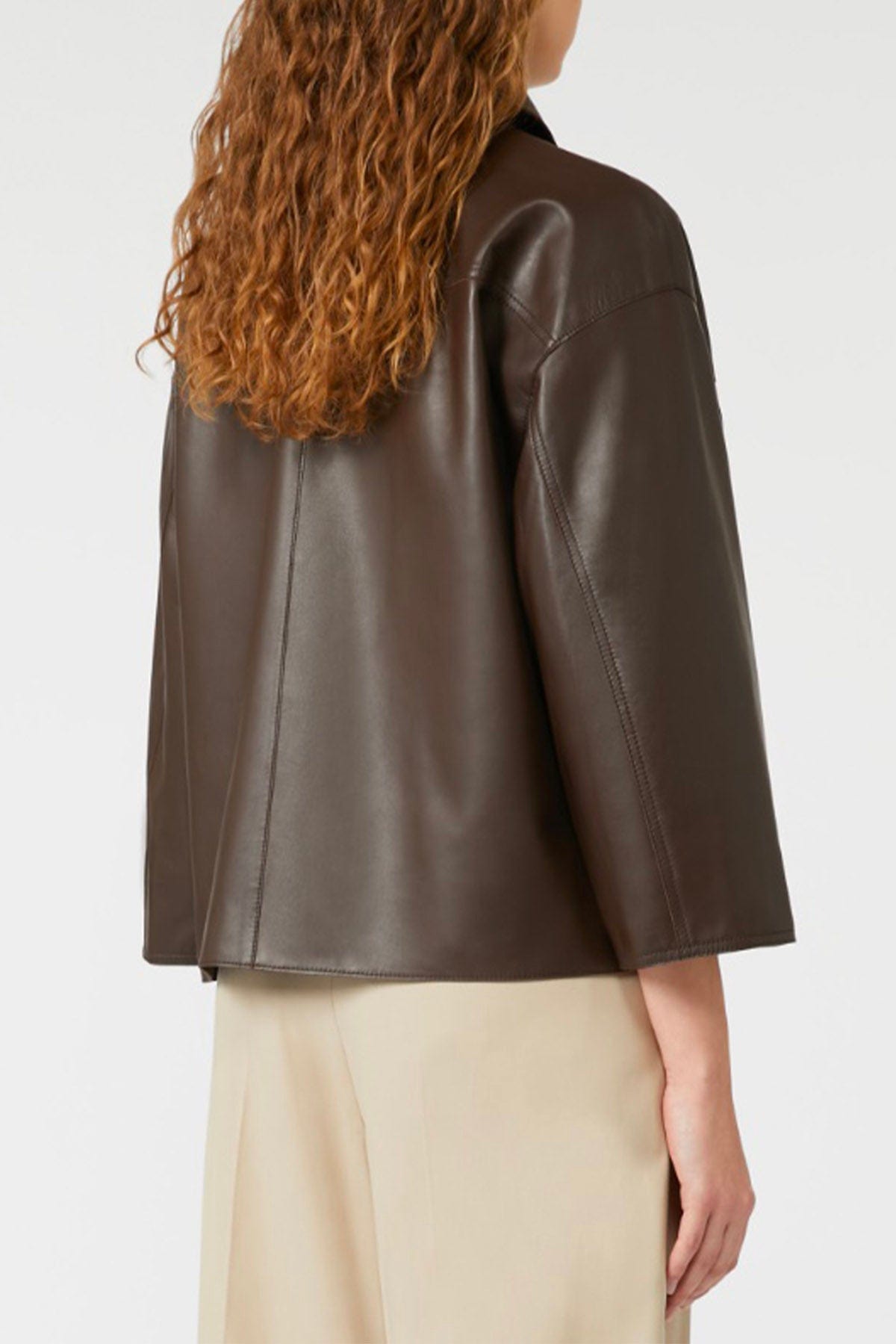 MAXMARA&#39;S BRANDS GIACCA IN PELLE  Giacca in pelle donna Weekend Max Mara Stecca