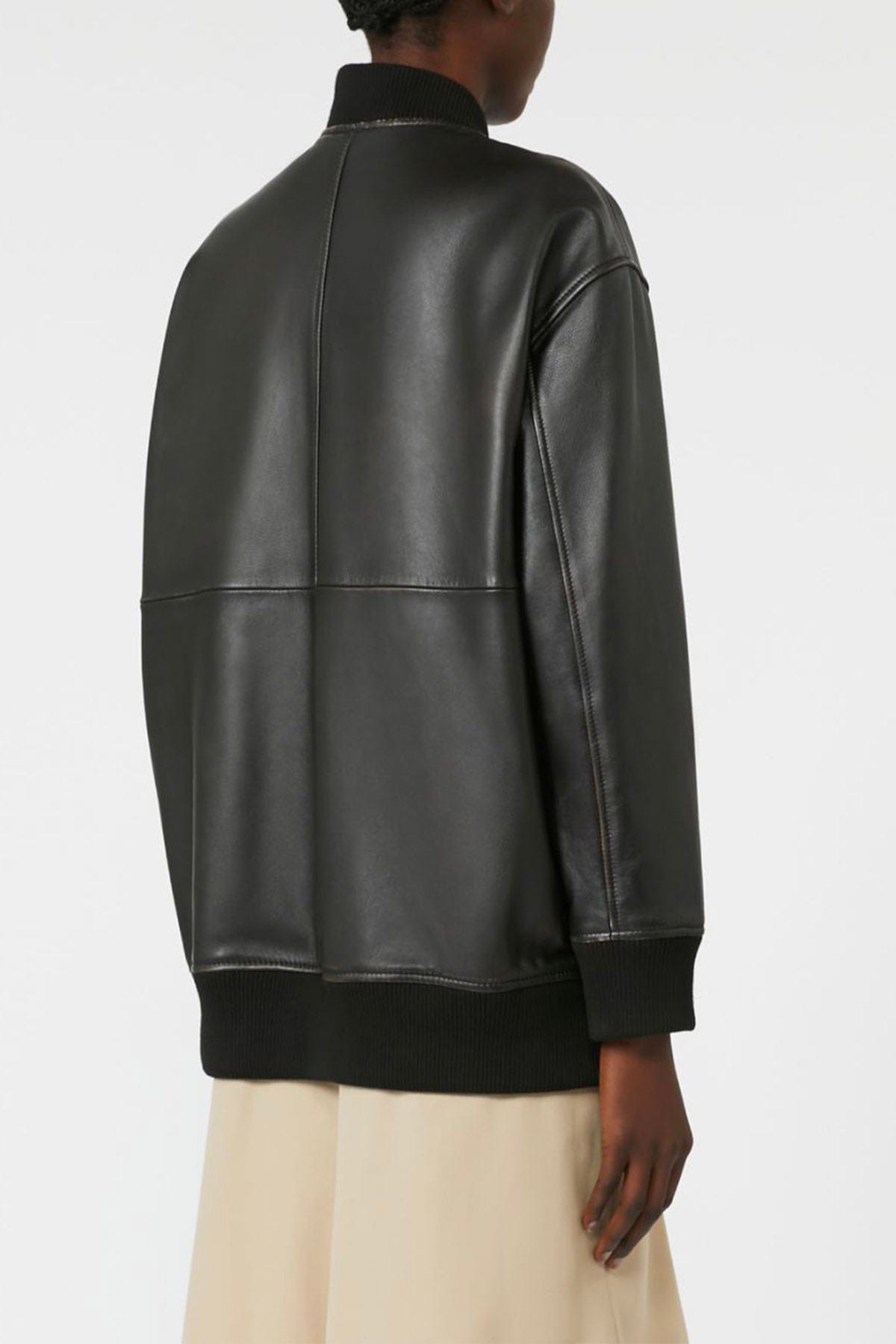 MAXMARA&#39;S BRANDS GIACCA IN PELLE  Giacca in pelle donna Weekend Max Mara Tattico