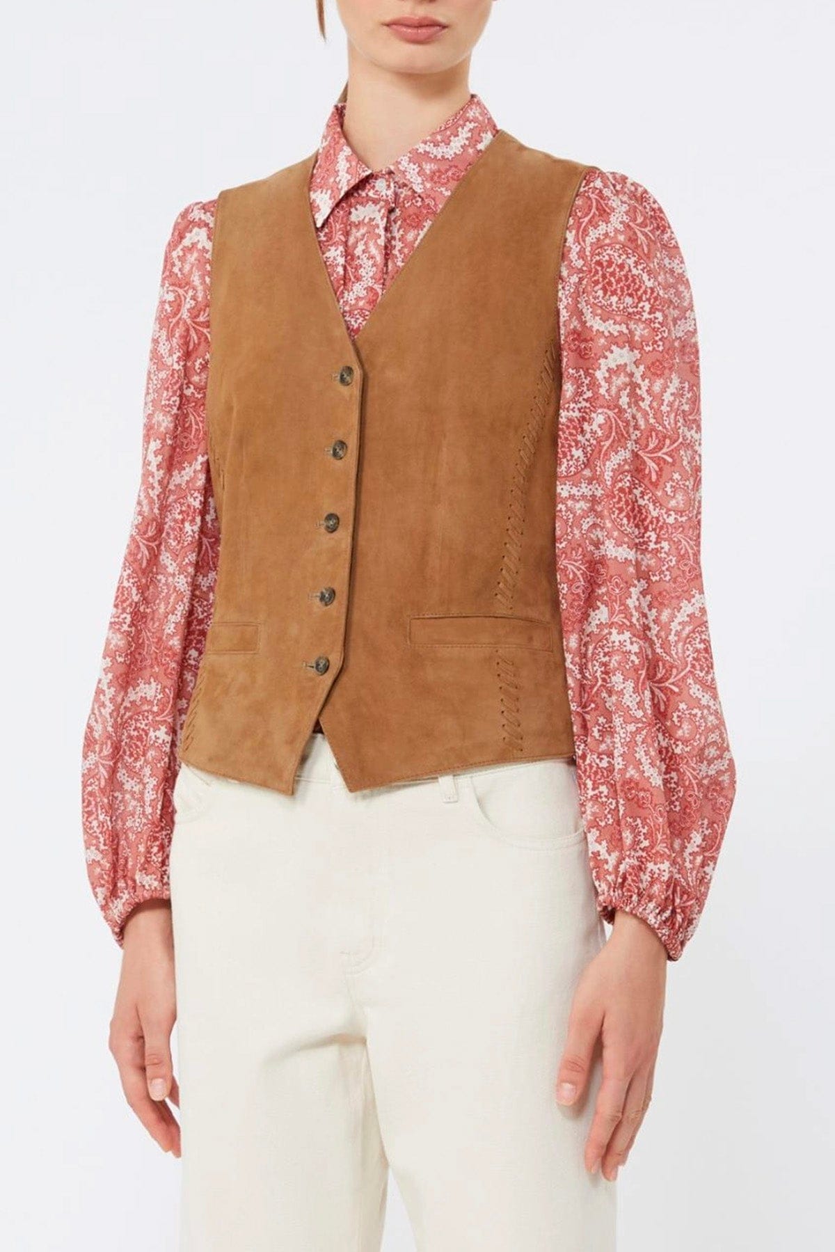 MAXMARA'S BRANDS GIACCA IN PELLE  Gilet in pelle donna Max Mara Weekend Wkdvetusta