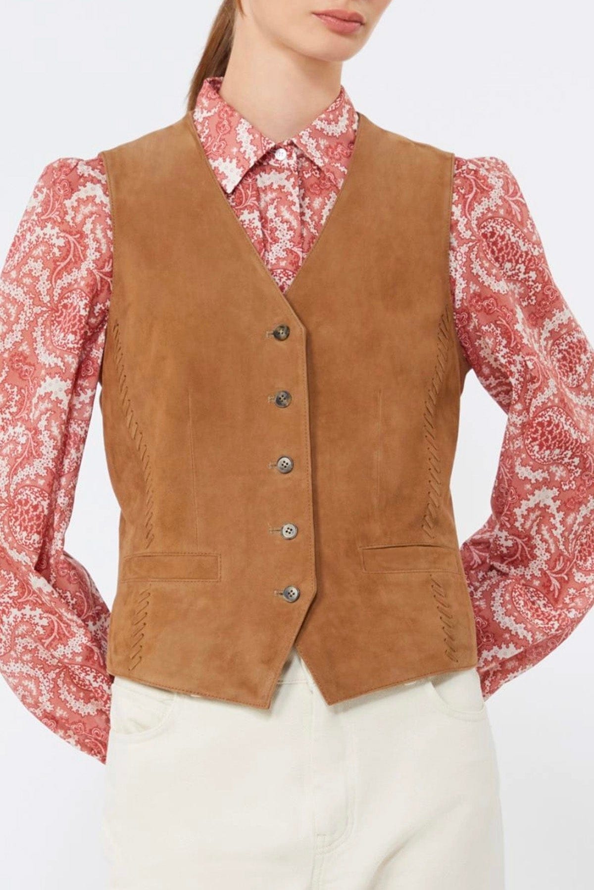 MAXMARA'S BRANDS GIACCA IN PELLE  Gilet in pelle donna Max Mara Weekend Wkdvetusta