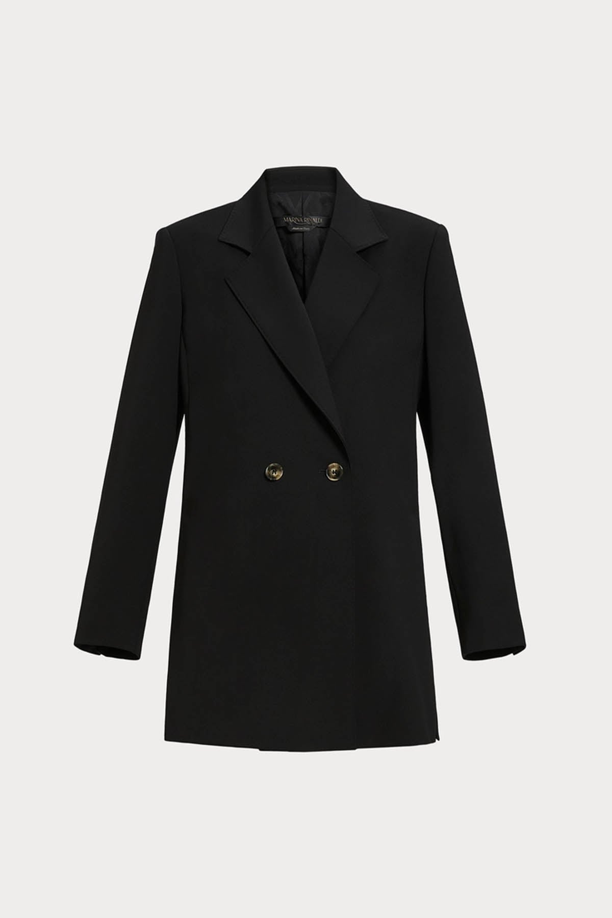 MAXMARA'S BRANDS GIACCA  NERO / 11 Giacca Doppiopetto Nera Donna Zaino Marina Rinaldi