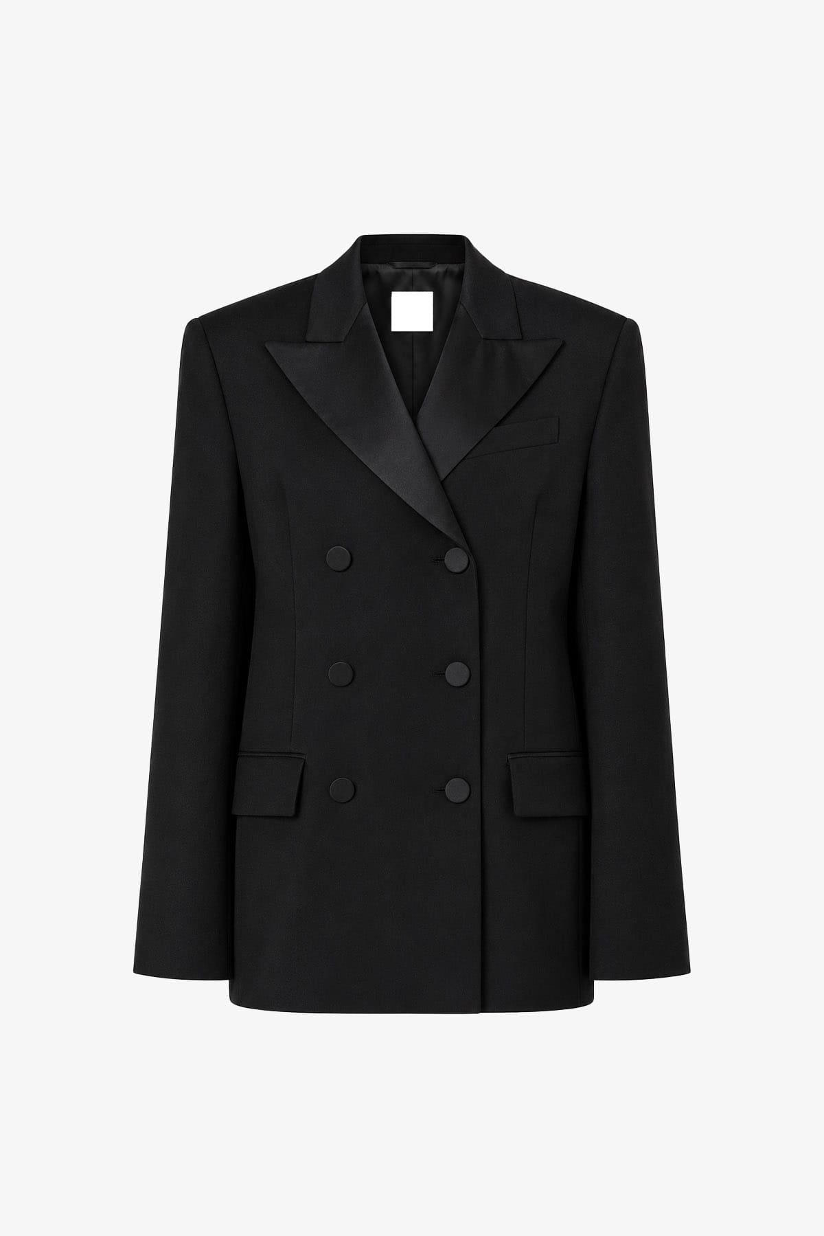 MAXMARA'S BRANDS GIACCA  NERO / 34 Giacca doppiopetto nera donna Sportmax Spxelica