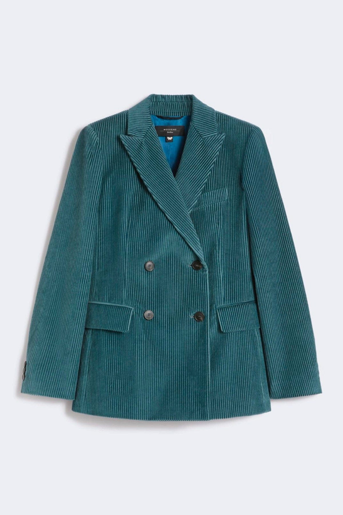 MAXMARA'S BRANDS GIACCA  PETROLIO / 34 Giacca doppiopetto donna in velluto Weekend Max Mara Katanga