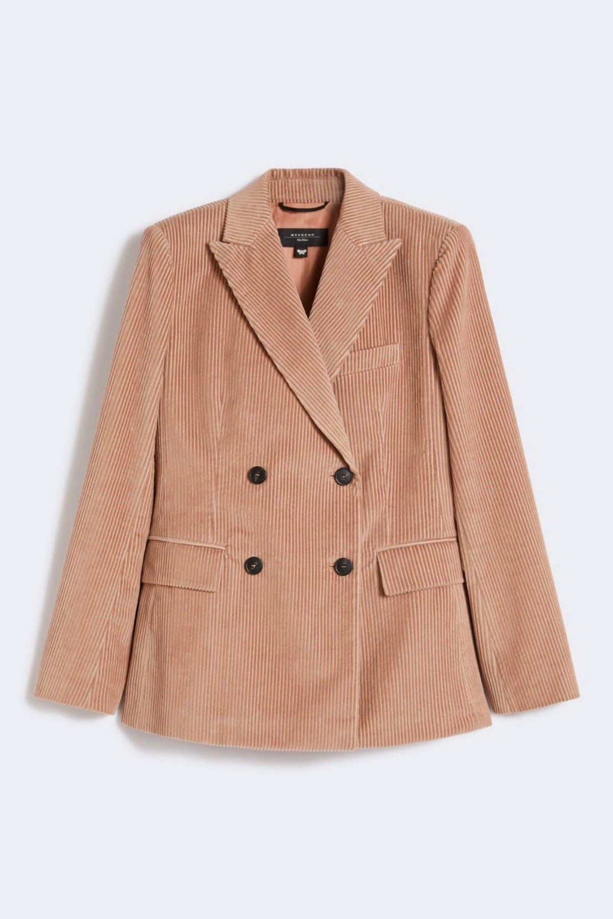 MAXMARA&#39;S BRANDS GIACCA  ROSA / 34 Giacca doppiopetto donna in velluto Weekend Max Mara Katanga