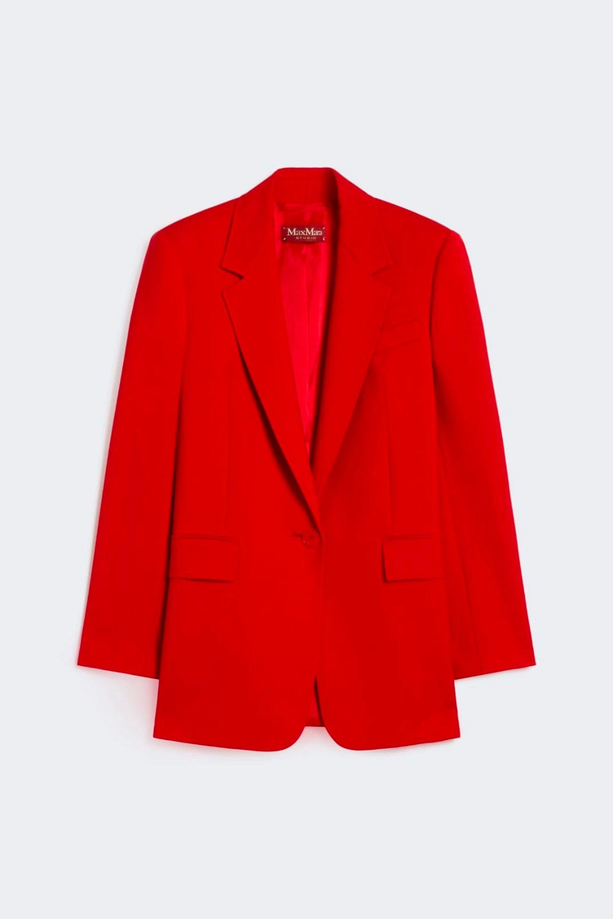 MAXMARA'S BRANDS GIACCA  ROSSO / 34 Blazer Giacca rossa over Max Mara Studio Mstbalco