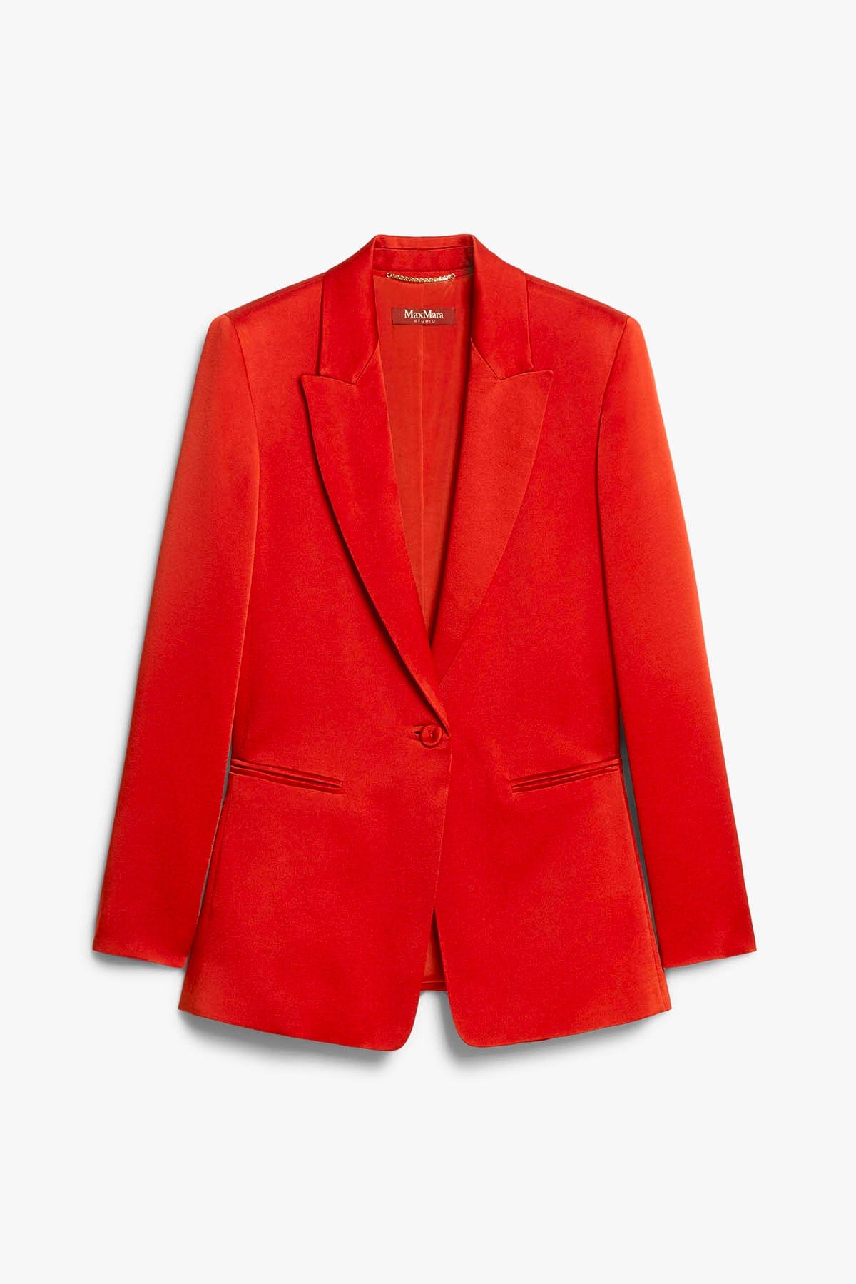 MAXMARA&#39;S BRANDS GIACCA  ROSSO / 34 Giacca Elegante Doppiopetto Donna Max Mara Studio Ebert