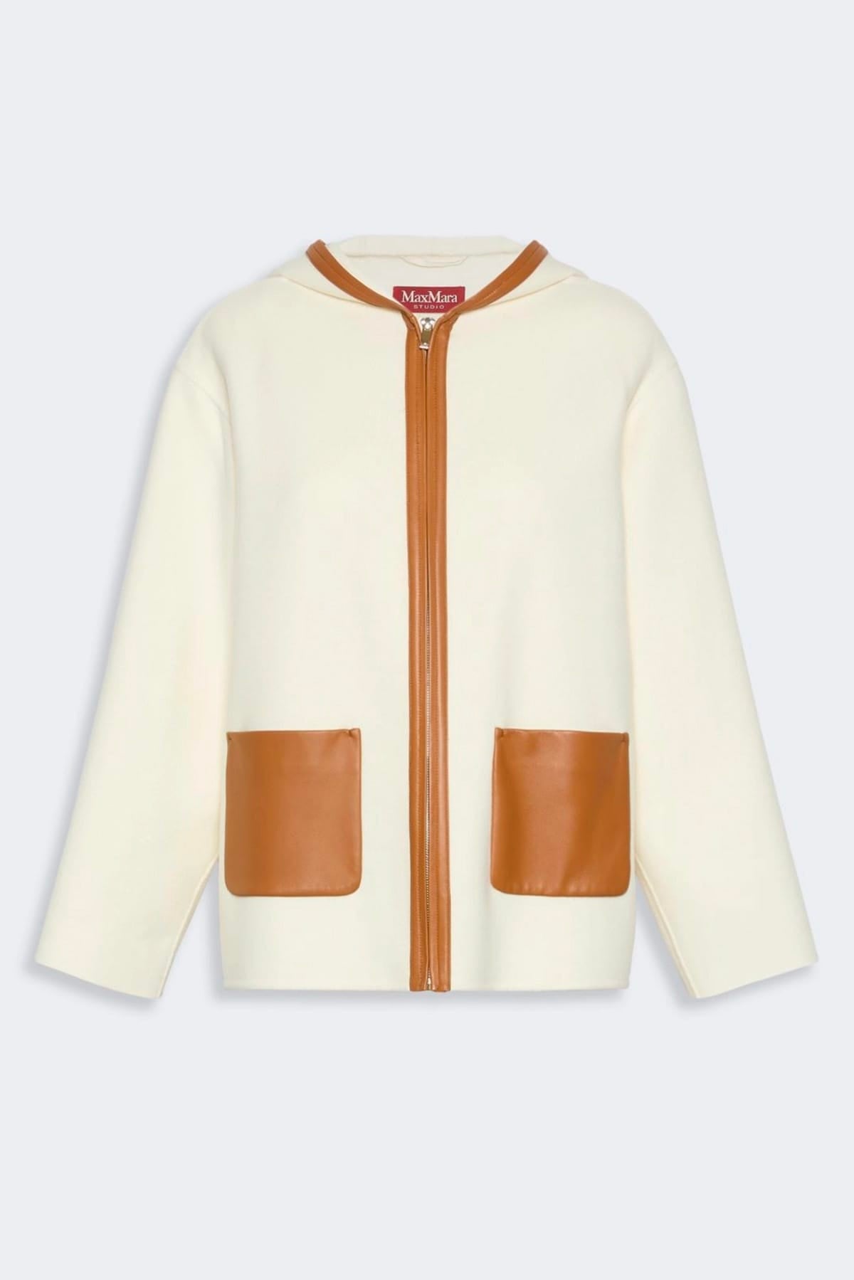 MAXMARA'S BRANDS GIACCONE  BURRO / 34 Giaccone in lana, cashmere e seta donna Max Mara Studio Mstcomica