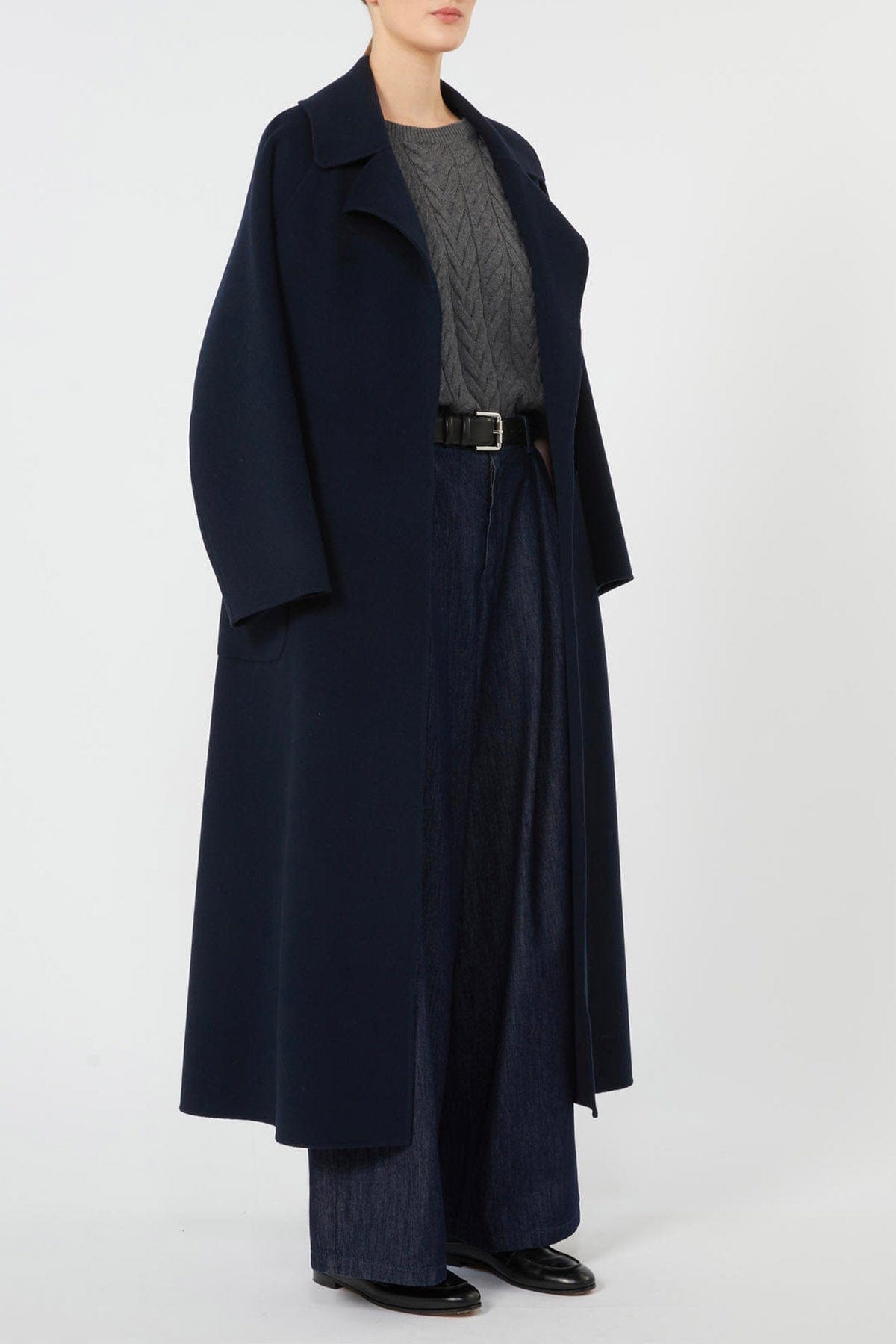 MAXMARA'S BRANDS GIACCONE  BLU / 34 Giaccone doppiopetto di lana donna 'S Max Mara Caban