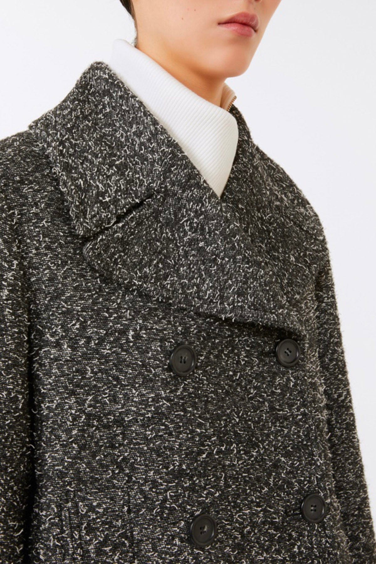 MAXMARA'S BRANDS GIACCONE  NERO / 34 Giaccone in lana Donna Olaf Sportmax