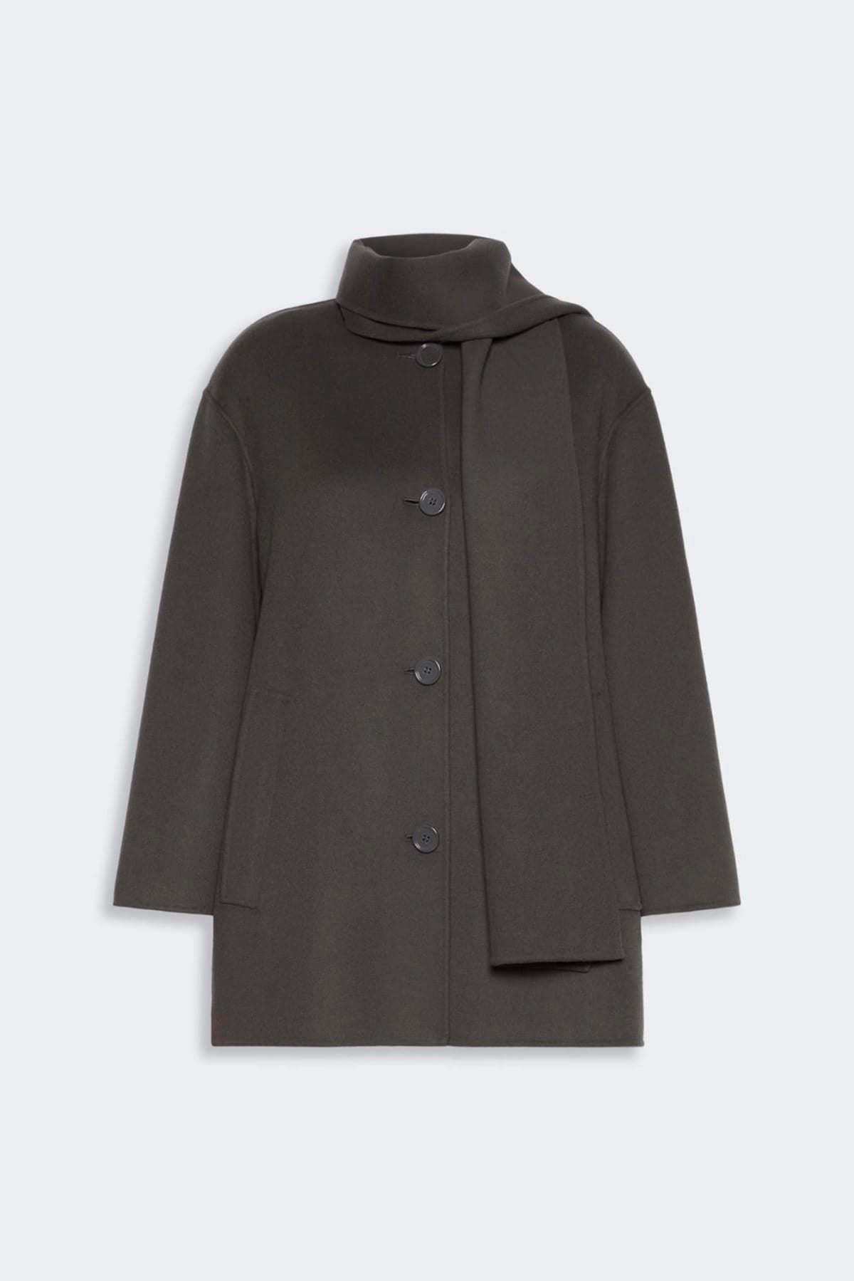 MAXMARA'S BRANDS GIACCONE  INDUSTRIAL GRAY / 34 Giaccone in lana donna 'S Max Mara Smmalicia
