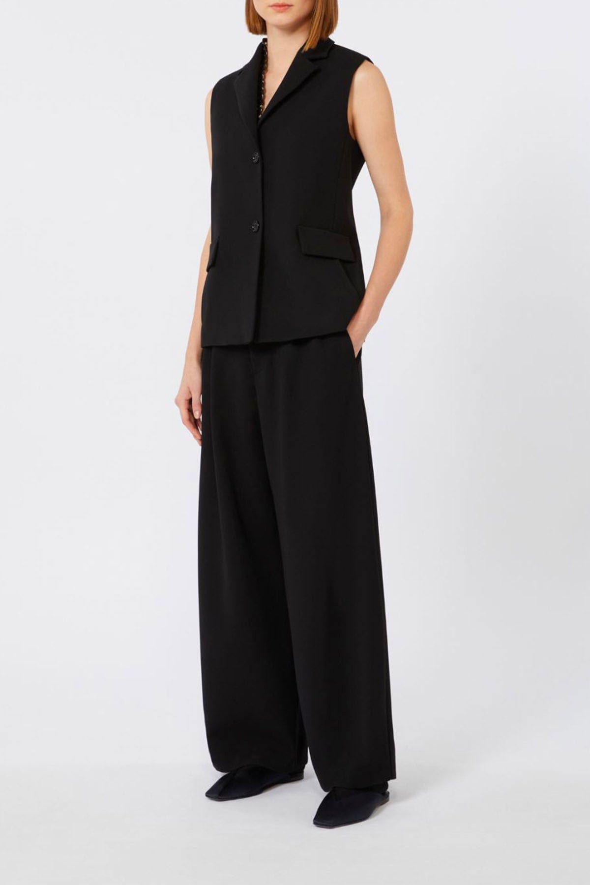 MAXMARA&#39;S BRANDS GILET  Gilet con bottoni donna &#39;S Max Mara Mira