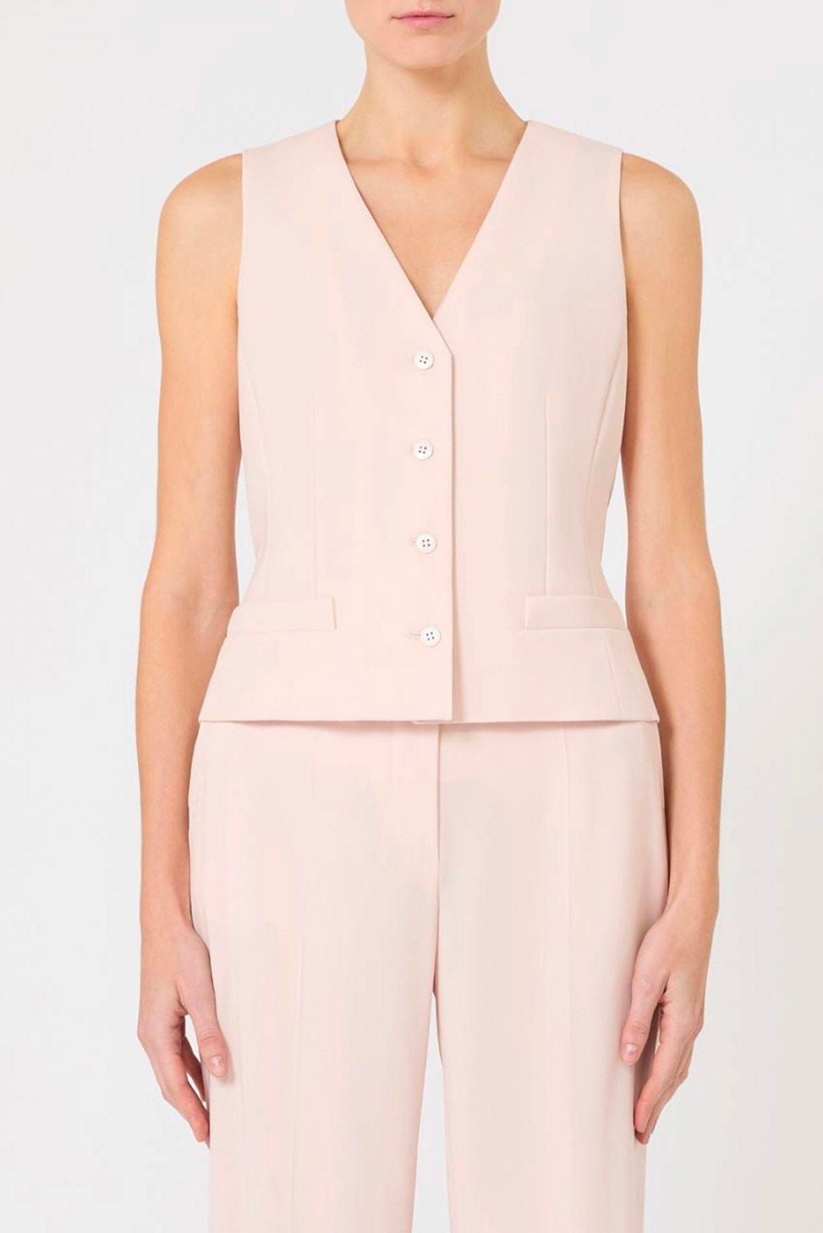 MAXMARA'S BRANDS GILET  BLU / 34 Gilet in lana donna Max Mara Studio Mstmadia