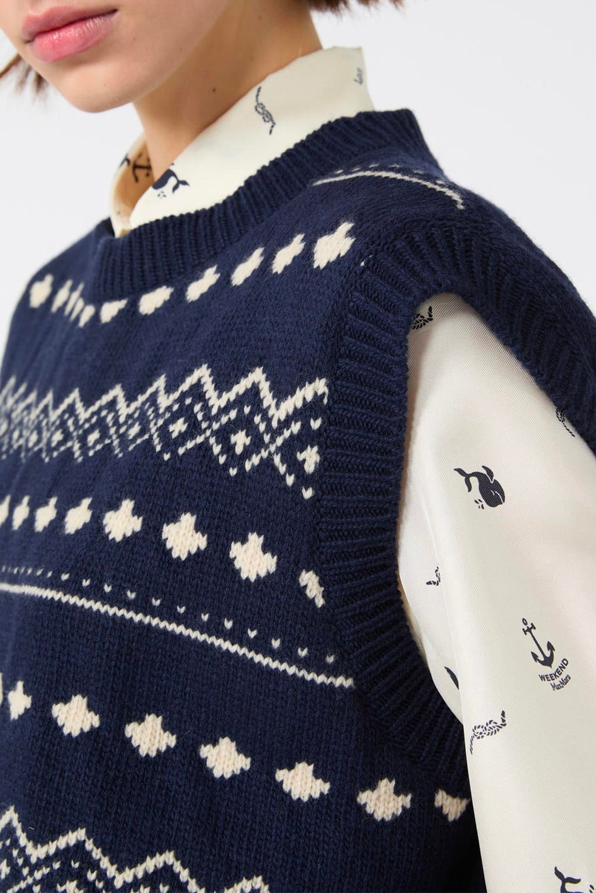 MAXMARA'S BRANDS GILET IN MAGLIA  Gilet in maglia donna Max Mara Weekend Wkdsavana