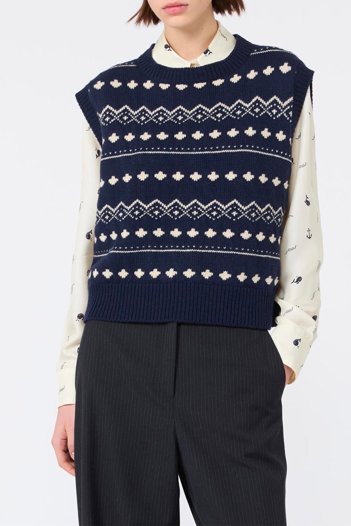 MAXMARA'S BRANDS GILET IN MAGLIA  Gilet in maglia donna Max Mara Weekend Wkdsavana