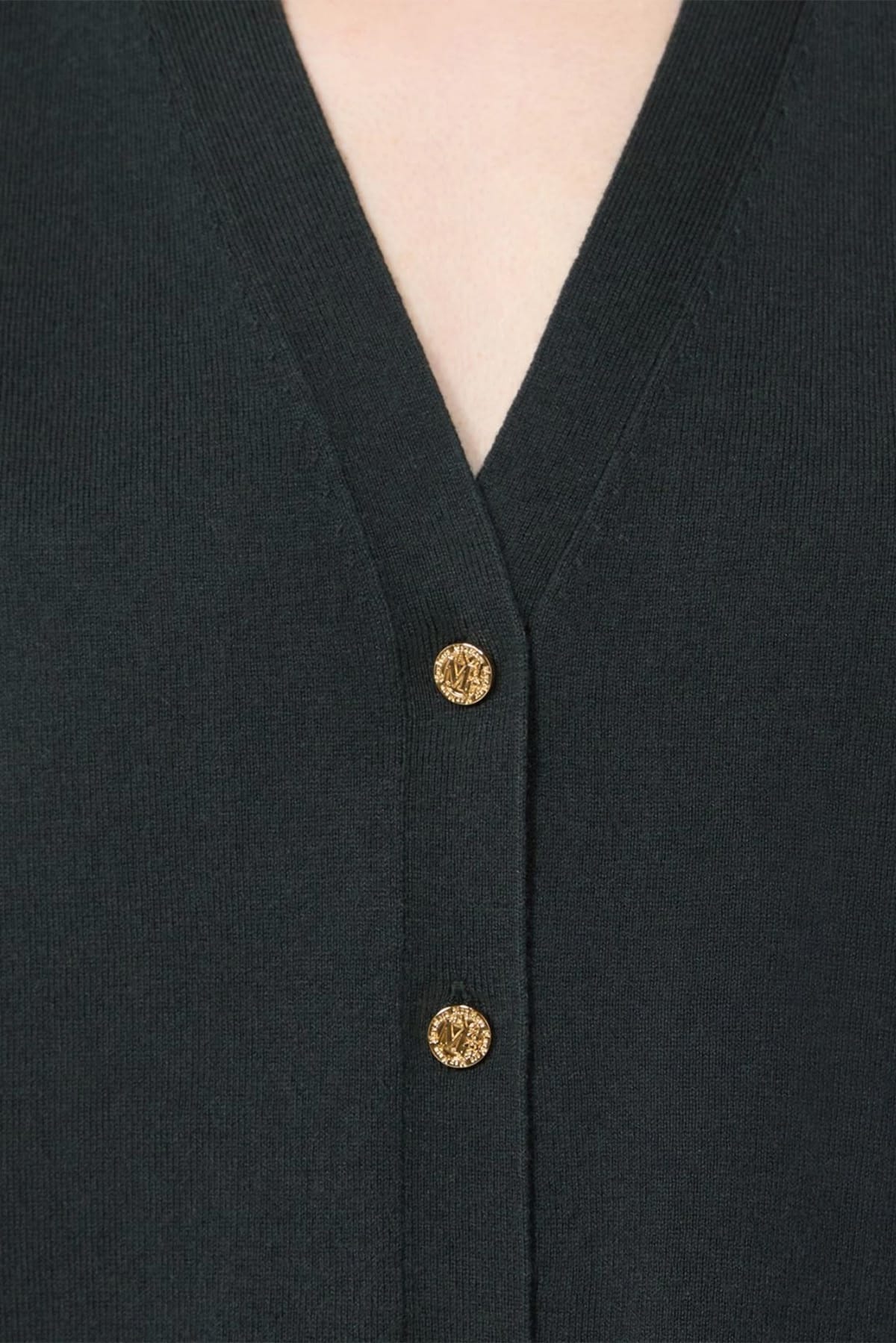 MAXMARA'S BRANDS GILET IN MAGLIA  DARK EMERALD / XXS Gilet in maglia donna 'S Max Mara Smmsaggio