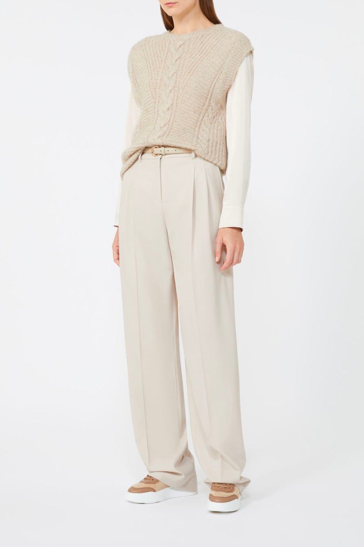 MAXMARA&#39;S BRANDS GILET IN MAGLIA  Gilet in maglia Max Mara Studio Taffy
