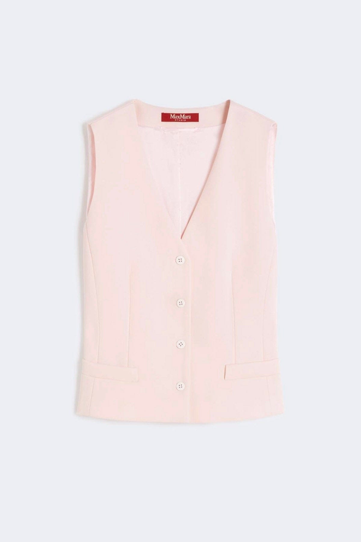 MAXMARA'S BRANDS GILET  ROSA PETALO / 34 Gilet in lana donna Max Mara Studio Mstmadia