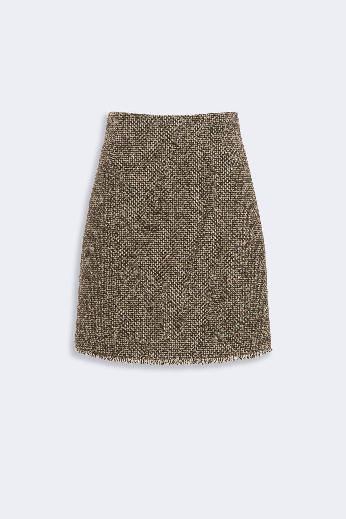 MAXMARA'S BRANDS GONNA  CASTAGNA / 34 Gonna corto in tweel Max Mara Weekend Wkdabetaia