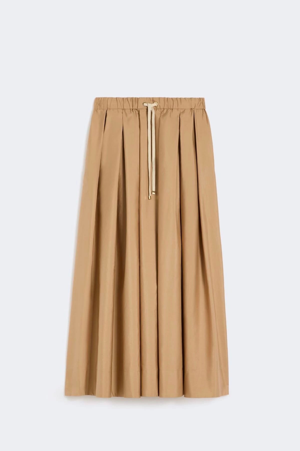 MAXMARA'S BRANDS GONNA  DESERTO / 34 Gonna in popeline sabbia 'S Max Mara Smmpineta