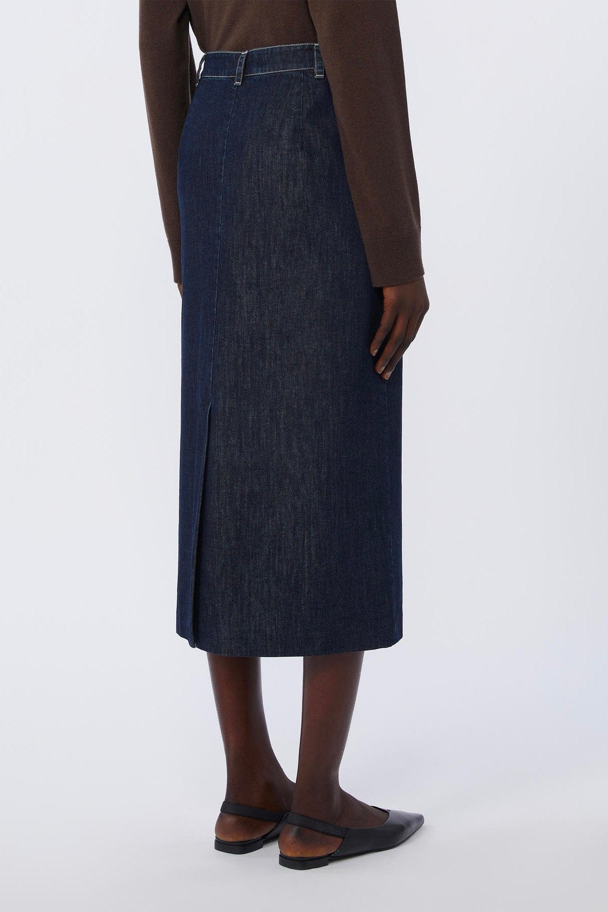 MAXMARA'S BRANDS GONNA  Gonna blu dritta 'S Max Mara Smmerena