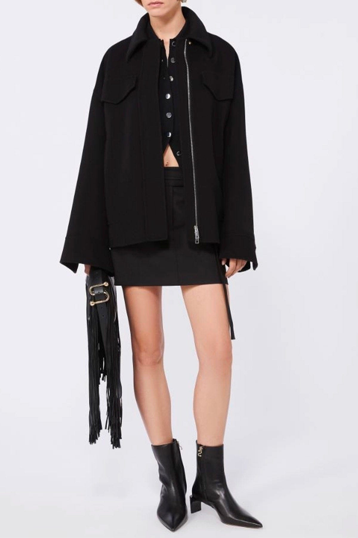MAXMARA&#39;S BRANDS GONNA  Gonna corta nera Sportmax Fify