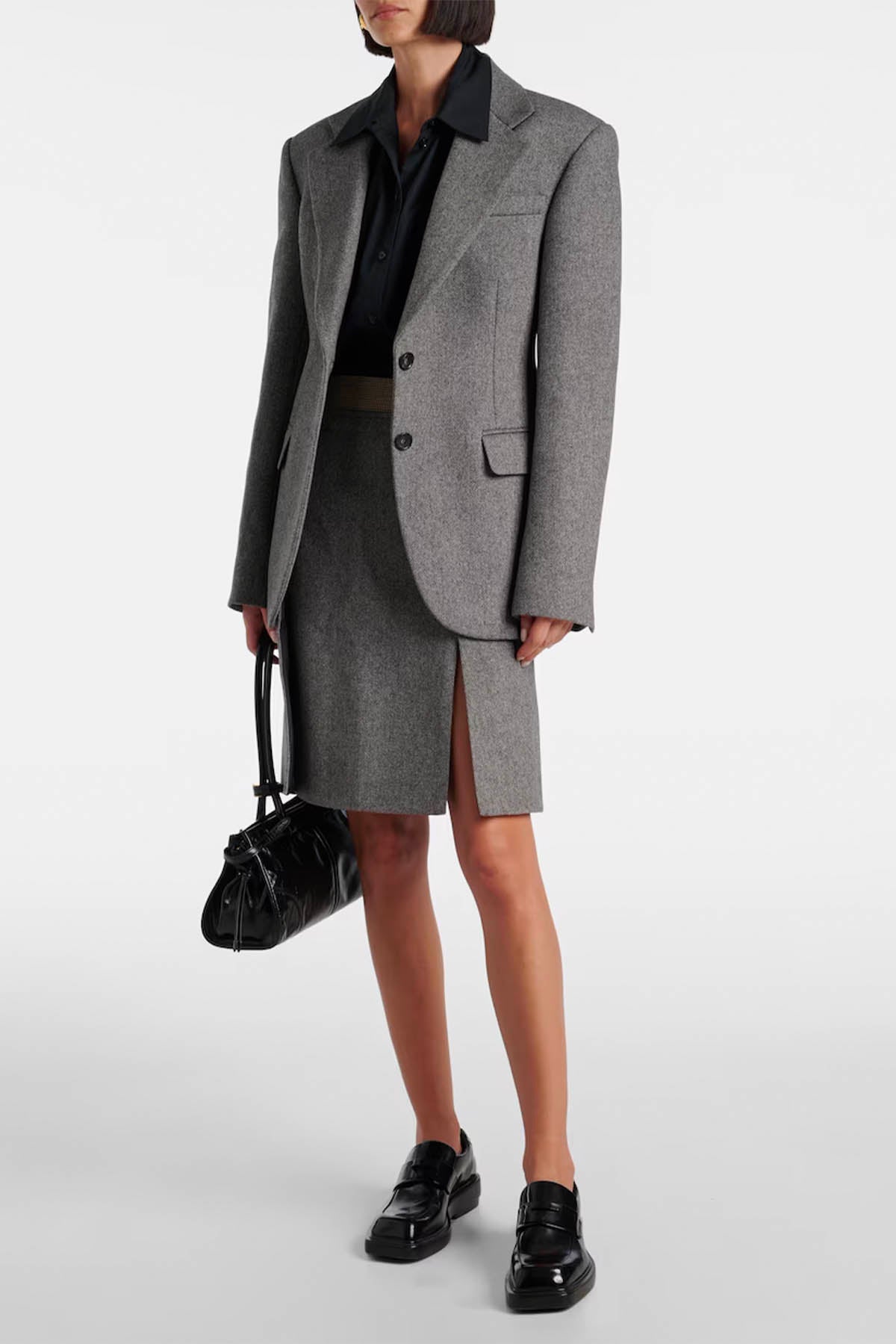 MAXMARA&#39;S BRANDS GONNA  Gonna Grigia Corta Sportmax Riga