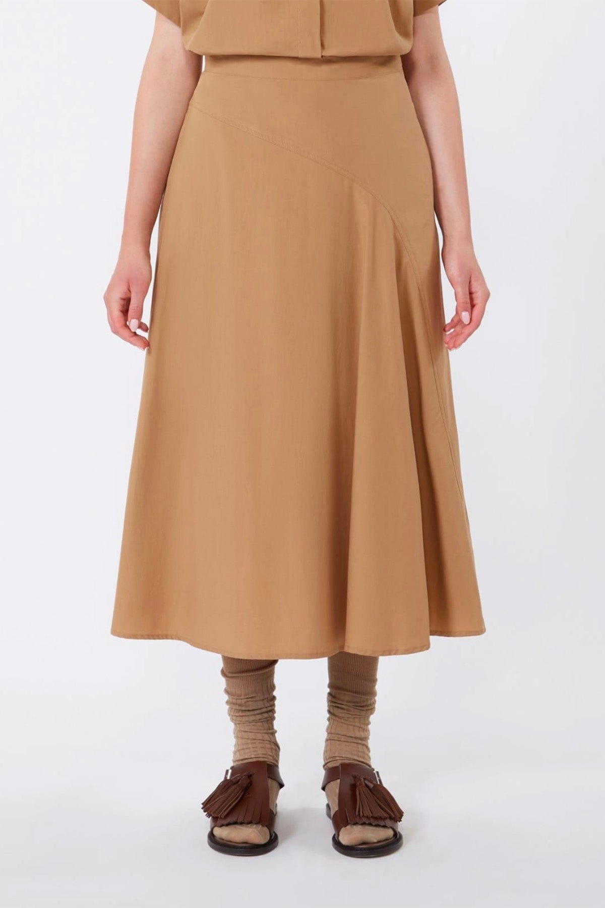 MAXMARA'S BRANDS GONNA  CUOIO / 34 Gonna in cotone lunga Weekend Max Mara Wkdzattera