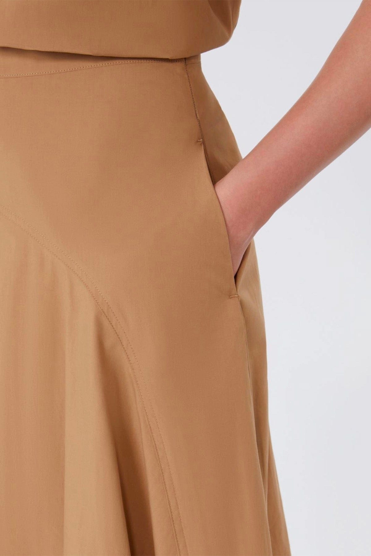 MAXMARA'S BRANDS GONNA  Gonna in cotone lunga Weekend Max Mara Wkdzattera
