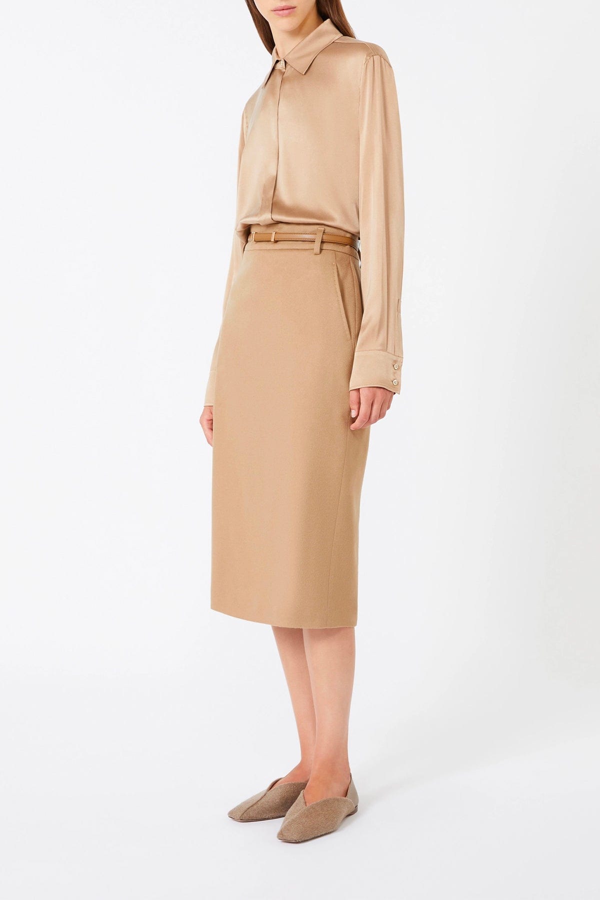 MAXMARA&#39;S BRANDS GONNA  Gonna in lana Studio Max Mara Alete1234