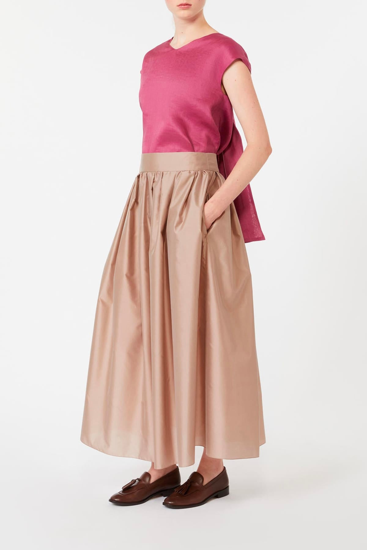 MAXMARA'S BRANDS GONNA  Gonna in misto seta donna 'S Max Mara Smmeffetto