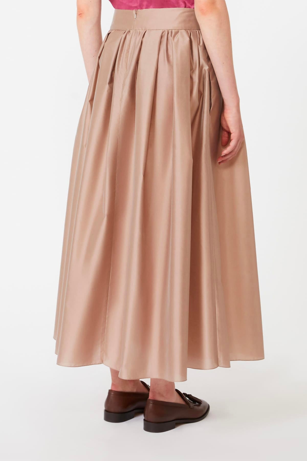 MAXMARA'S BRANDS GONNA  ROSA / 34 Gonna in misto seta donna 'S Max Mara Smmeffetto