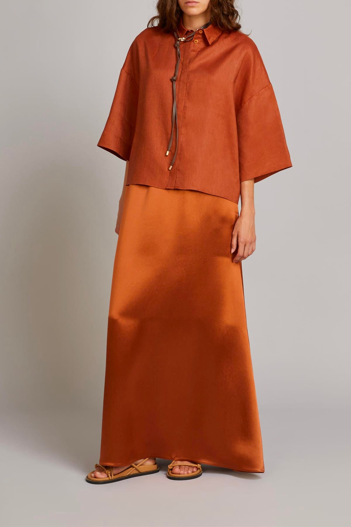MAXMARA'S BRANDS GONNA  Gonna in raso donna Max Mara MM Mmltuono