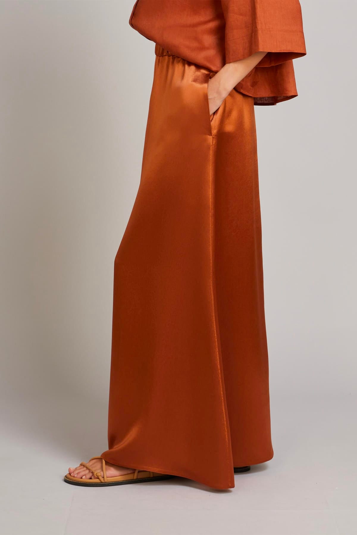 MAXMARA'S BRANDS GONNA  Gonna in raso donna Max Mara MM Mmltuono