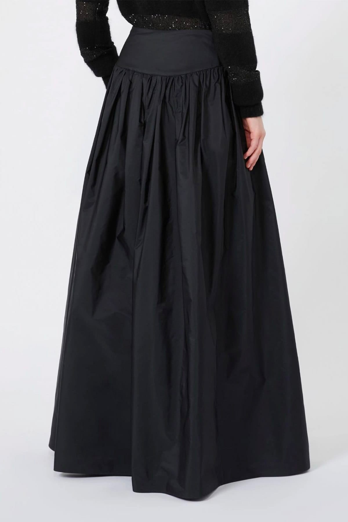 MAXMARA'S BRANDS GONNA  Gonna in raso e seta lunga elegante Max Mara Studio Mseeroico