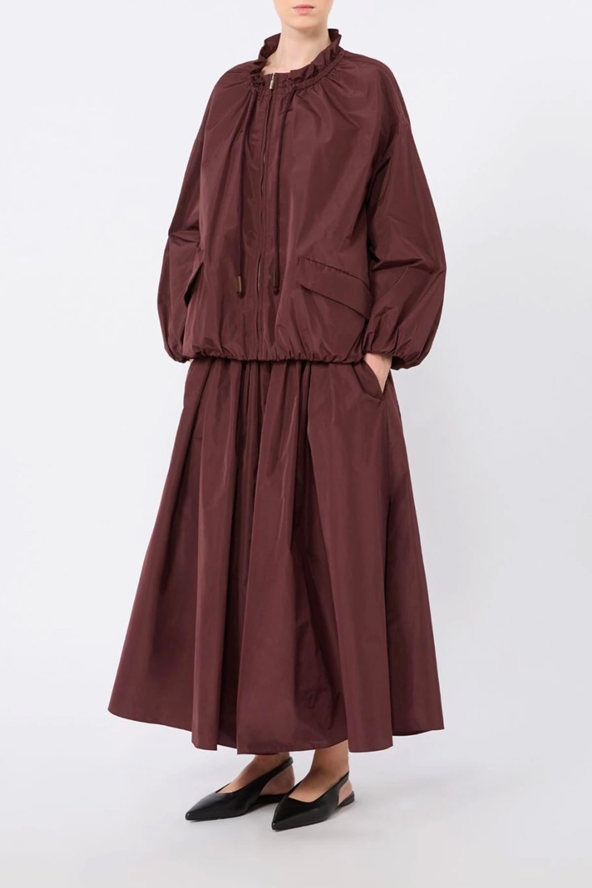 MAXMARA'S BRANDS GONNA  Gonna in raso lunga 'S Max Mara Smmromina