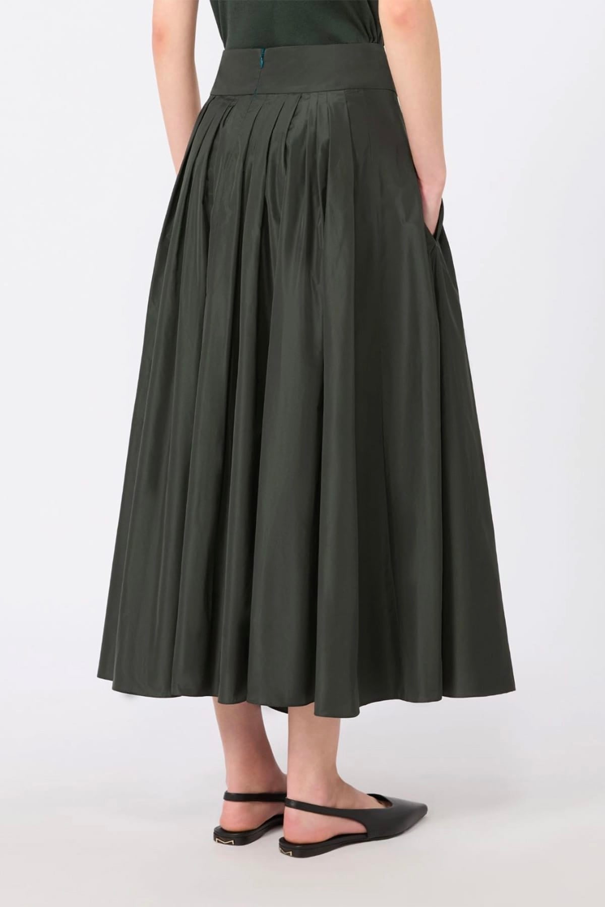 MAXMARA'S BRANDS GONNA  Gonna in raso lunga 'S Max Mara Smmromina
