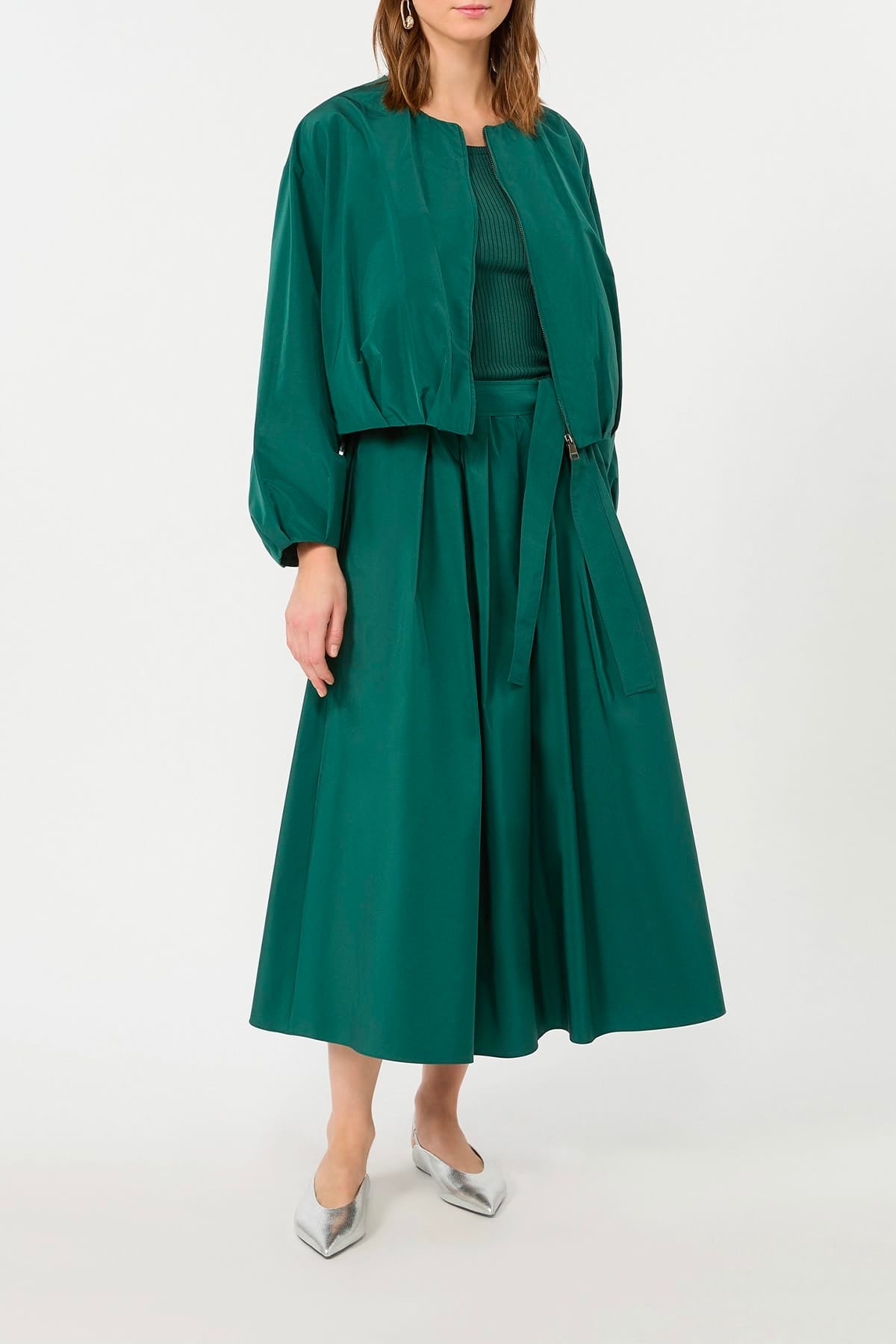 MAXMARA'S BRANDS GONNA  Gonna in taffetà Max Mara Weekend Wkdalpaca
