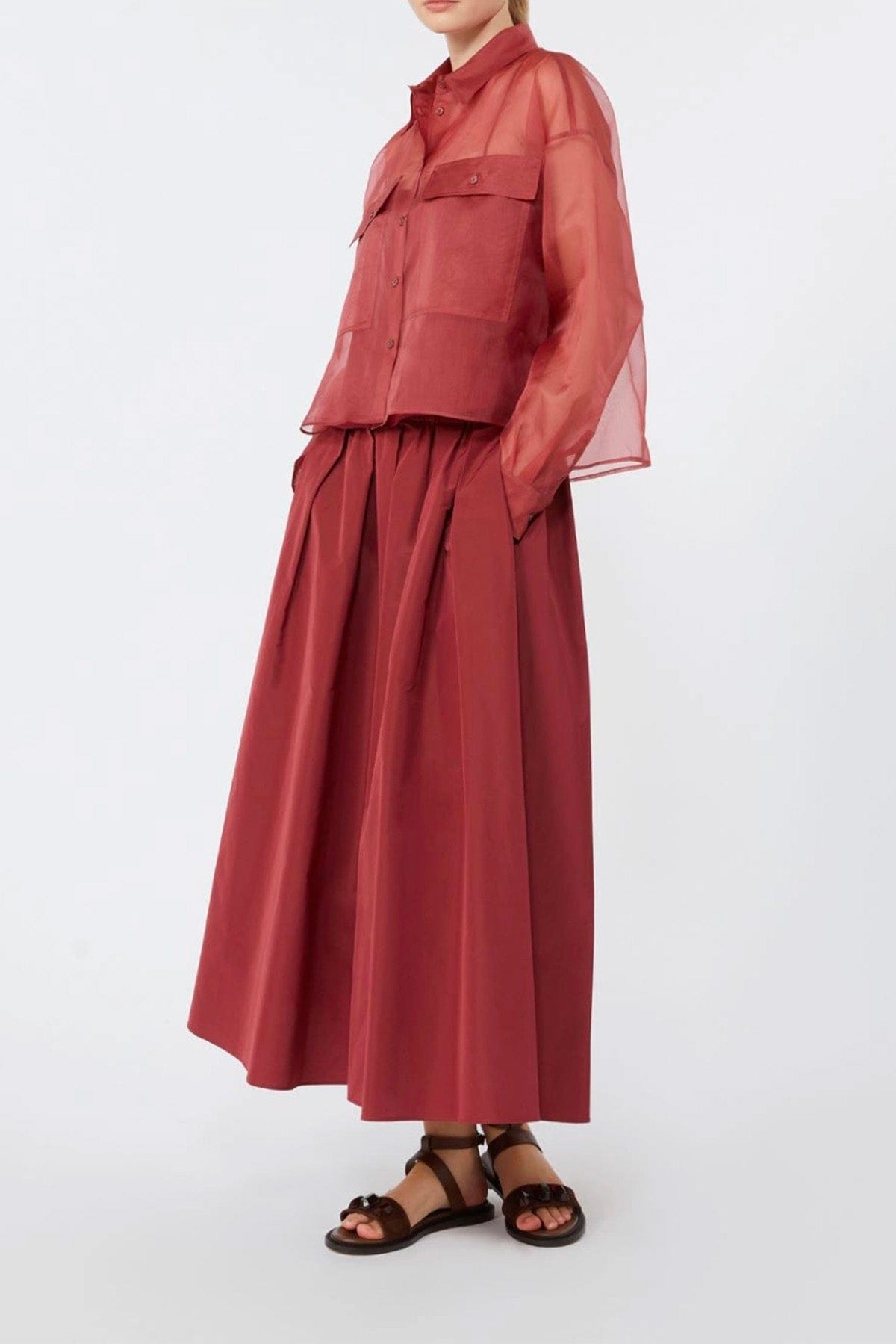 MAXMARA'S BRANDS GONNA  Gonna lunga in cotone donna Weekend Max Mara Wkdformica