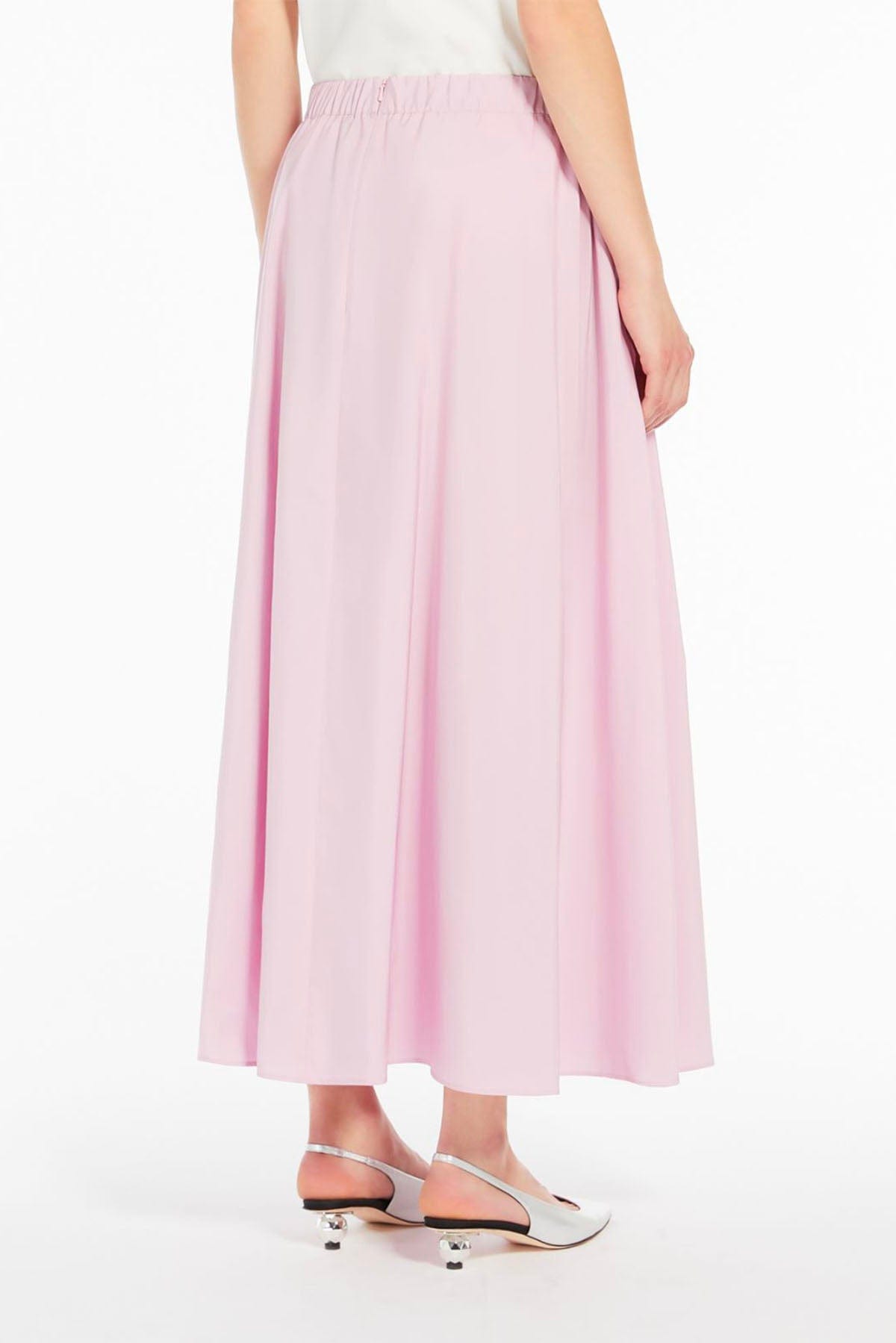 MAXMARA&#39;S BRANDS GONNA  Gonna Lunga Rosa Donna Max Mara Weekend Curvato