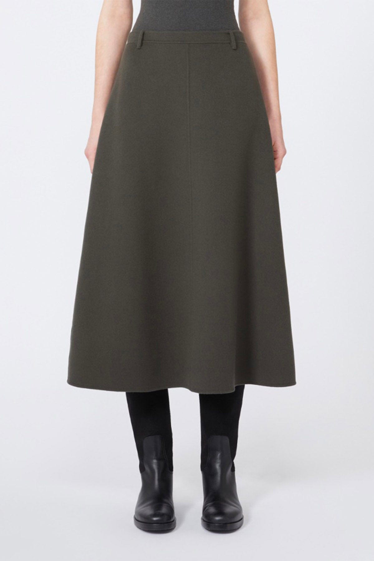 MAXMARA&#39;S BRANDS GONNA  Gonna lunga verde &#39;S Max Mara Gloria