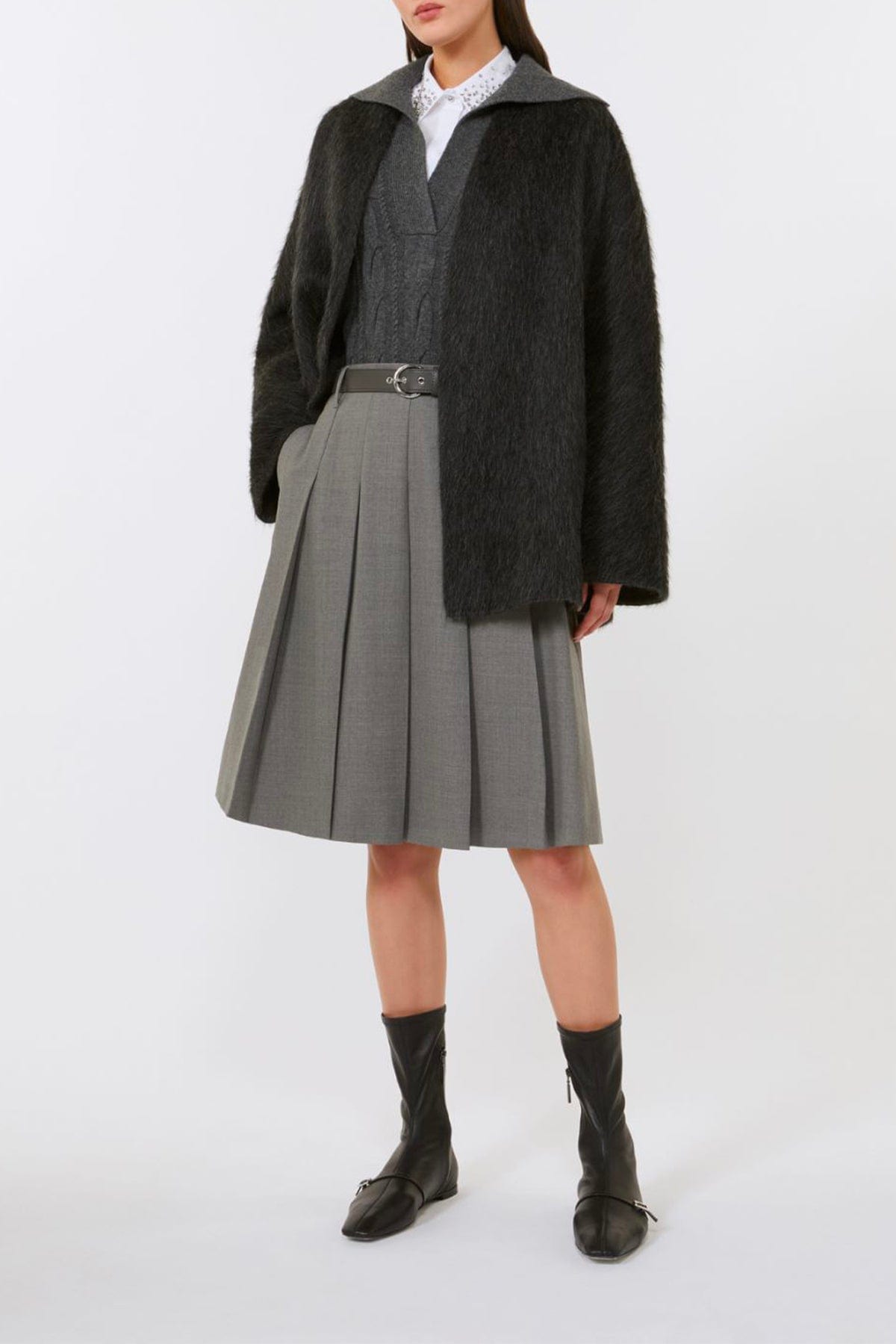 MAXMARA&#39;S BRANDS GONNA  Gonna plisse al ginocchio Max Mara Studio Gimmy