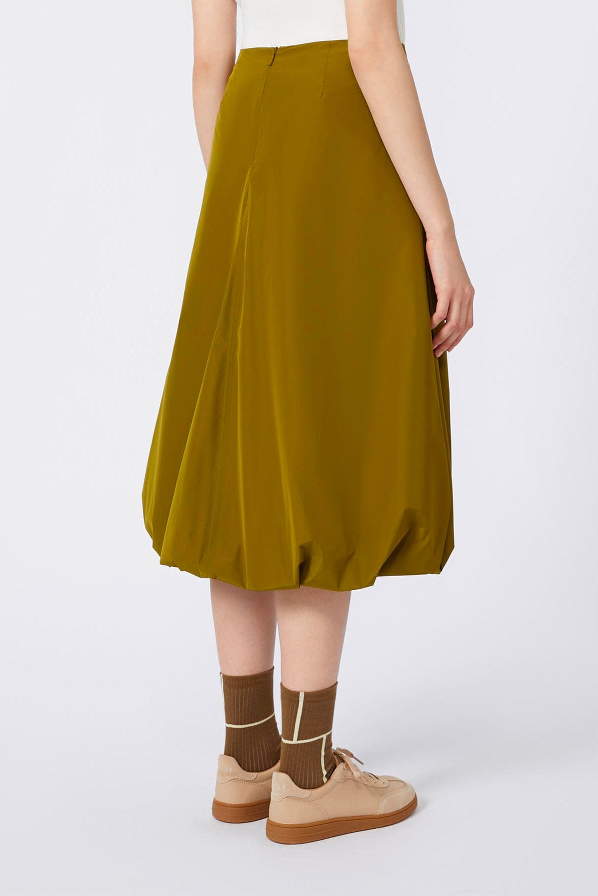 MAXMARA'S BRANDS GONNA  VERDE OLIVA / 34 Gonna verde donna Max Mara MM Emery