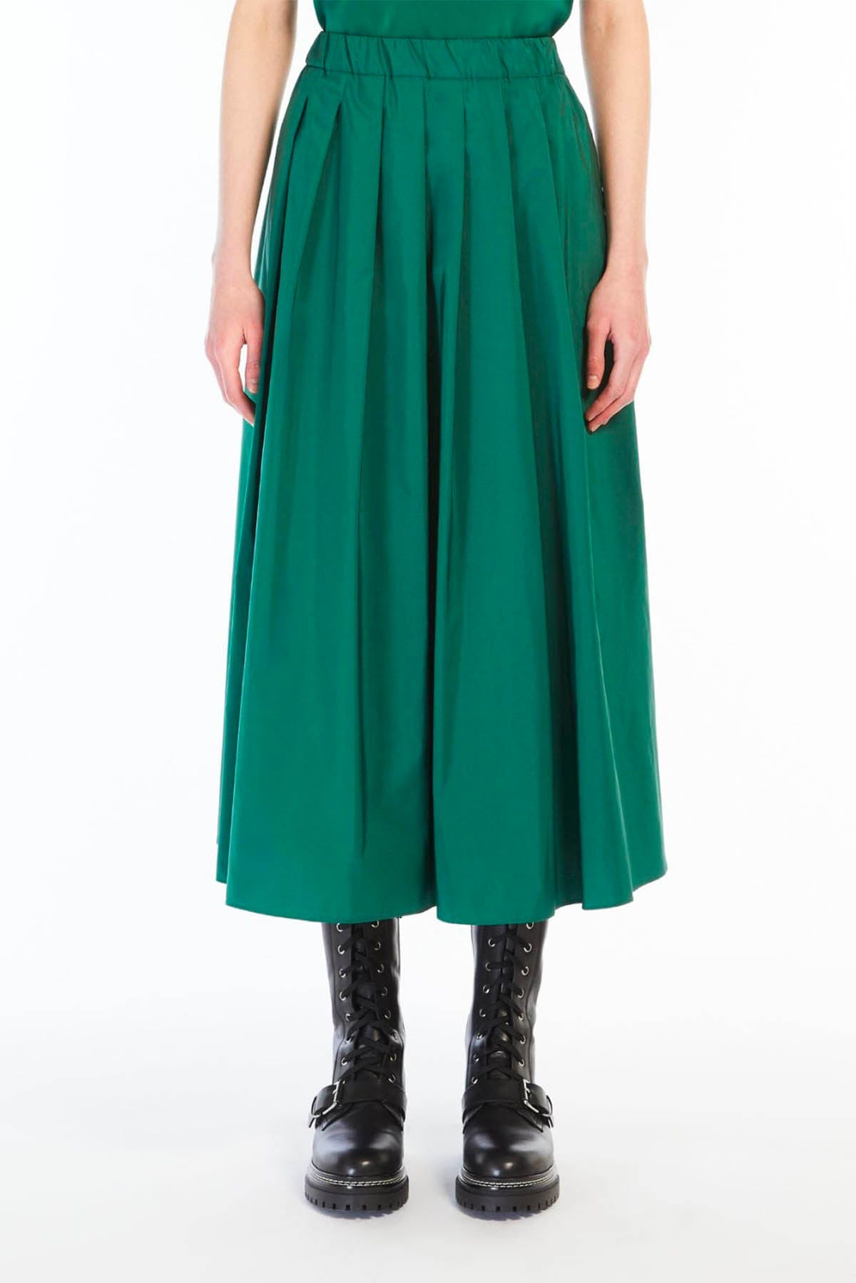 MAXMARA'S BRANDS GONNA  VERDE BASILICO / 34 Gonna Verde Donna Weekend Max Mara Zarda