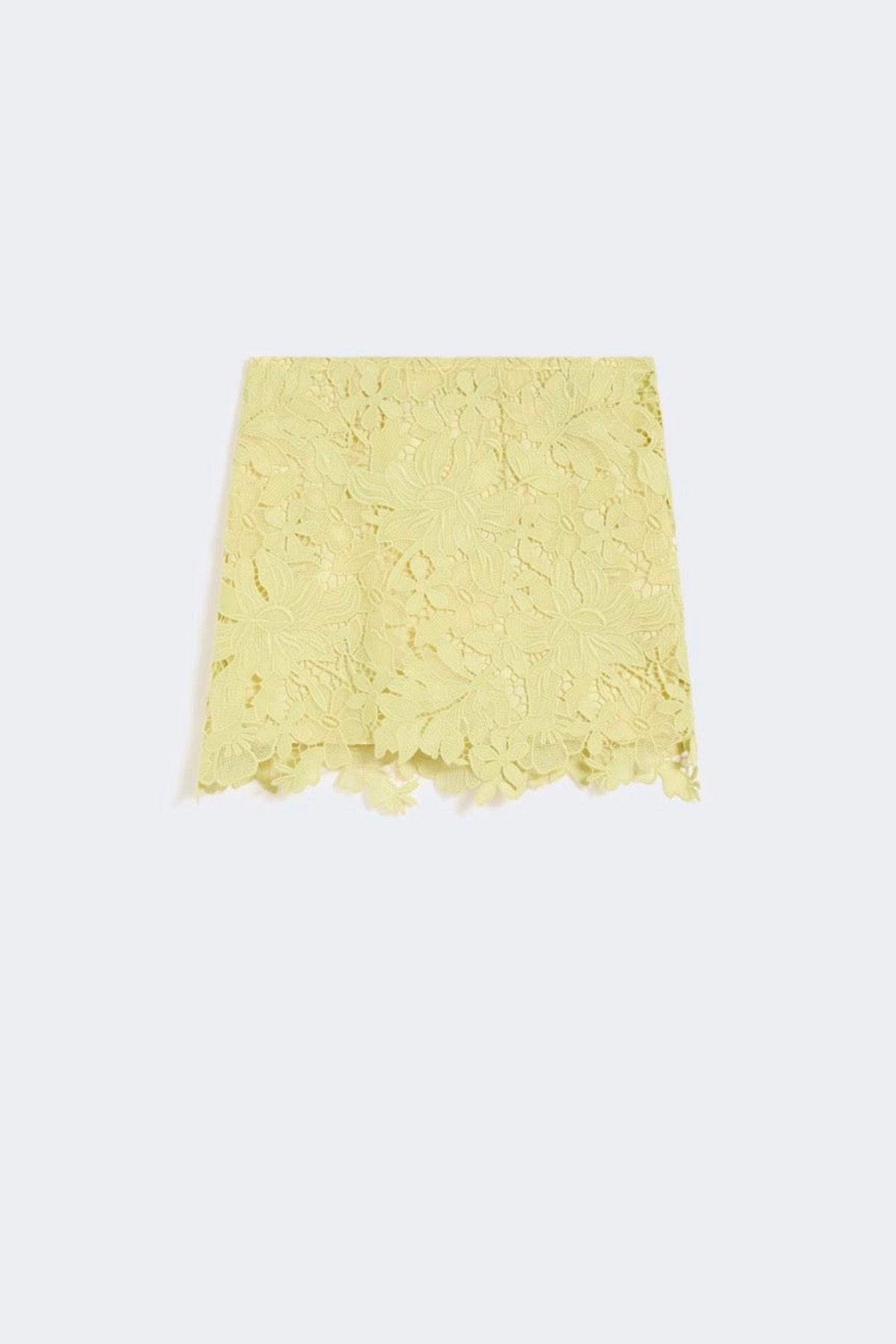 MAXMARA'S BRANDS GONNA IN JERSEY  GIALLO LIMONE / XXS Gonna corta pizzo gialla Sportmax Spxbora
