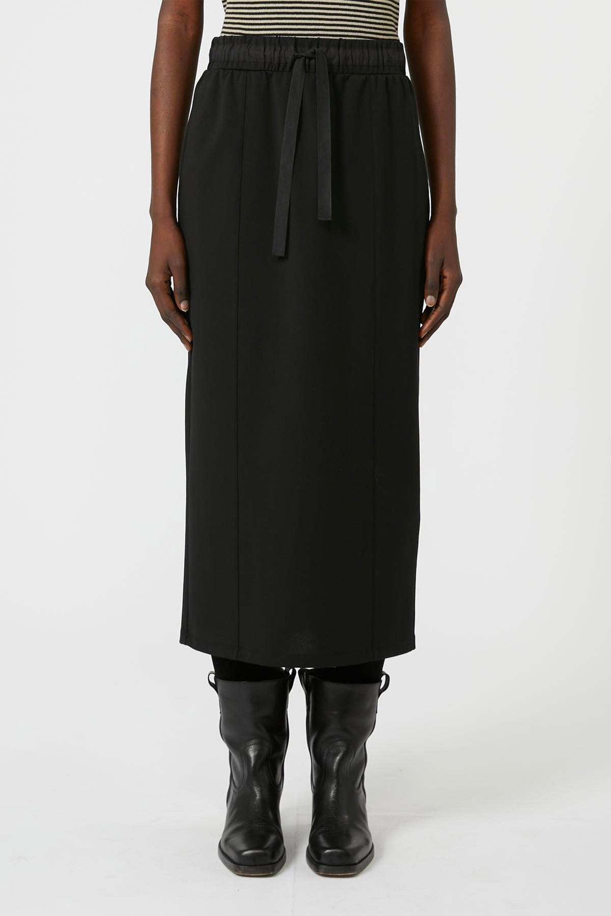 MAXMARA&#39;S BRANDS GONNA IN JERSEY  NERO / XXS Gonna lunga donna Weekend Max Mara Gerard