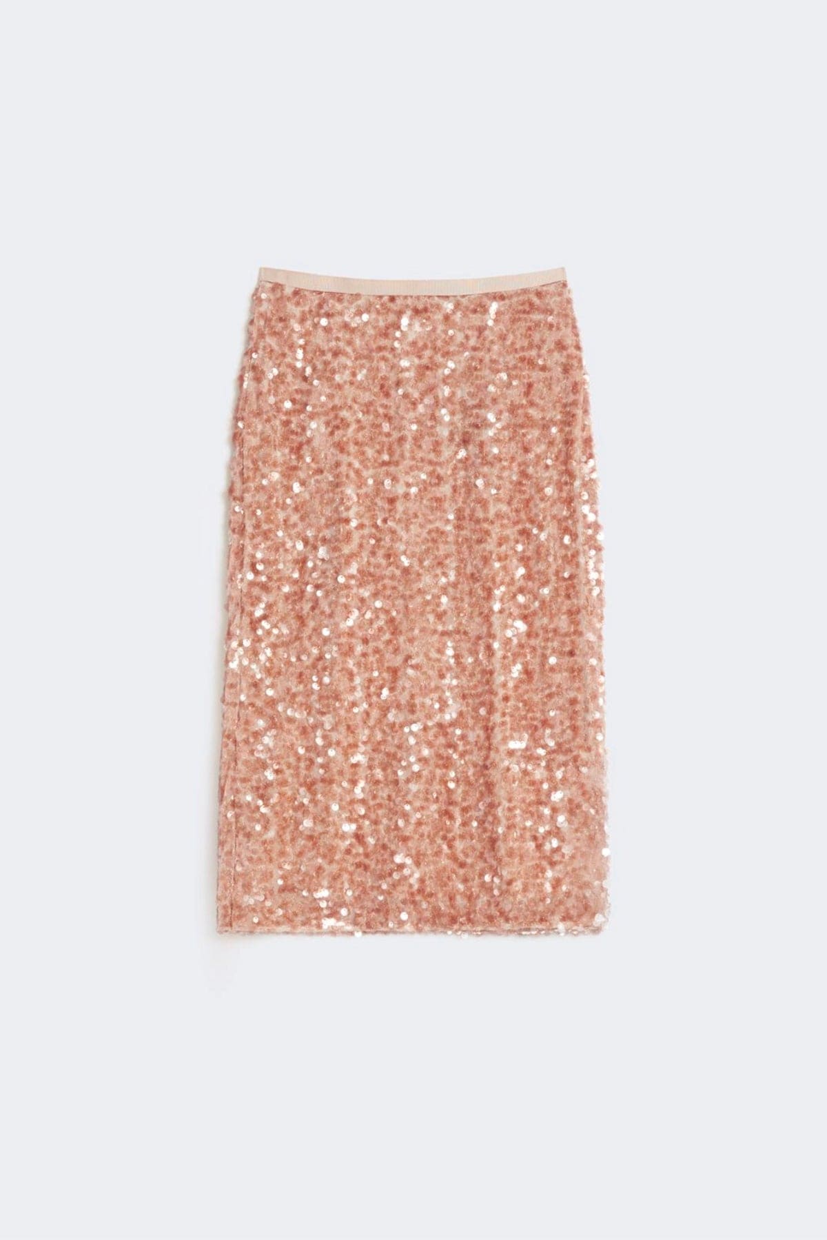 MAXMARA'S BRANDS GONNA IN JERSEY  ROSA / XXS Gonna con pailletes rosa Weekend Max Mara Wkdocchio