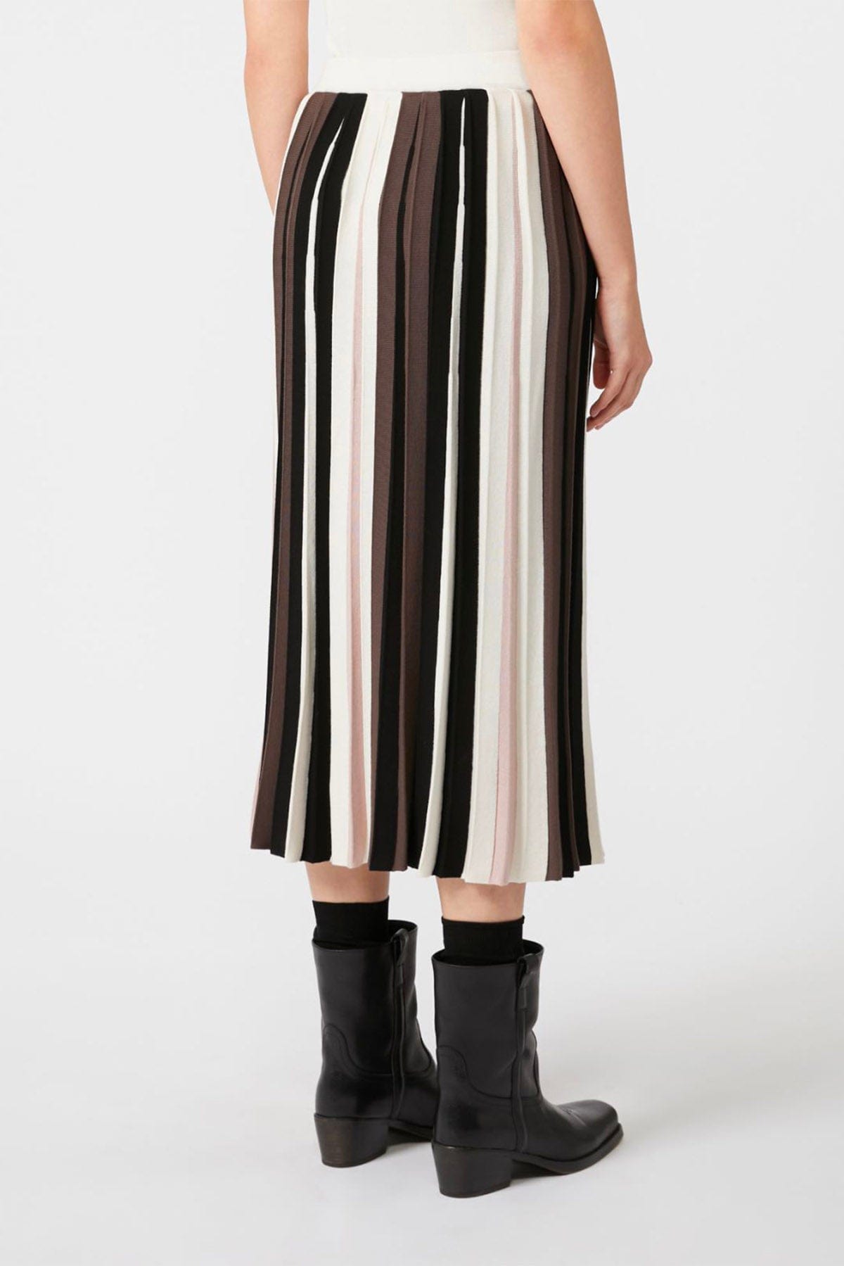 MAXMARA'S BRANDS GONNA IN MAGLIA  RIGATO MULTICOLOR / XXS Gonna lunga rigata multicolor Weekend Max Mara Pleiadi